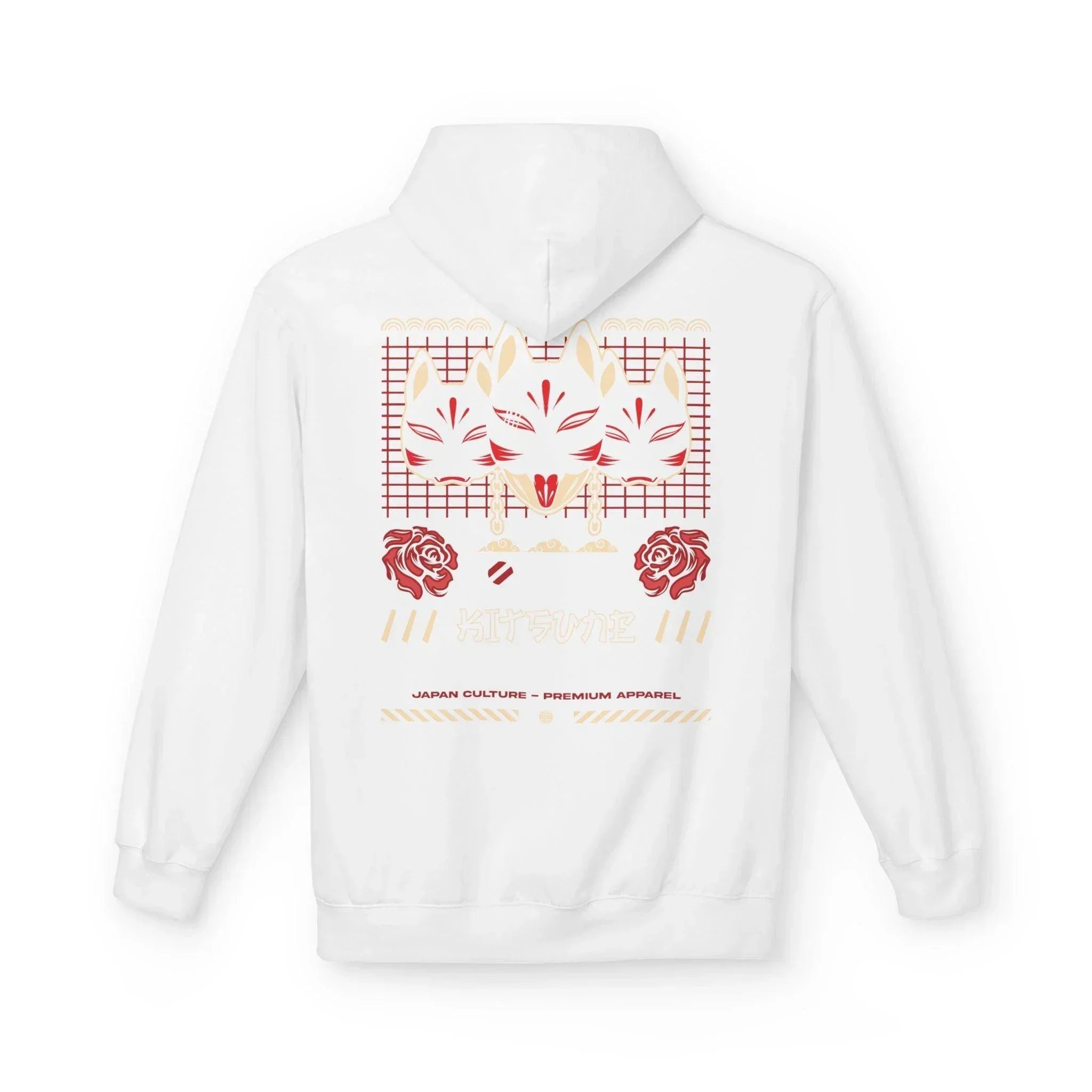 Ultimate Kitsune Japanese Streetwear Fleece Hoodie for Comfort and Style