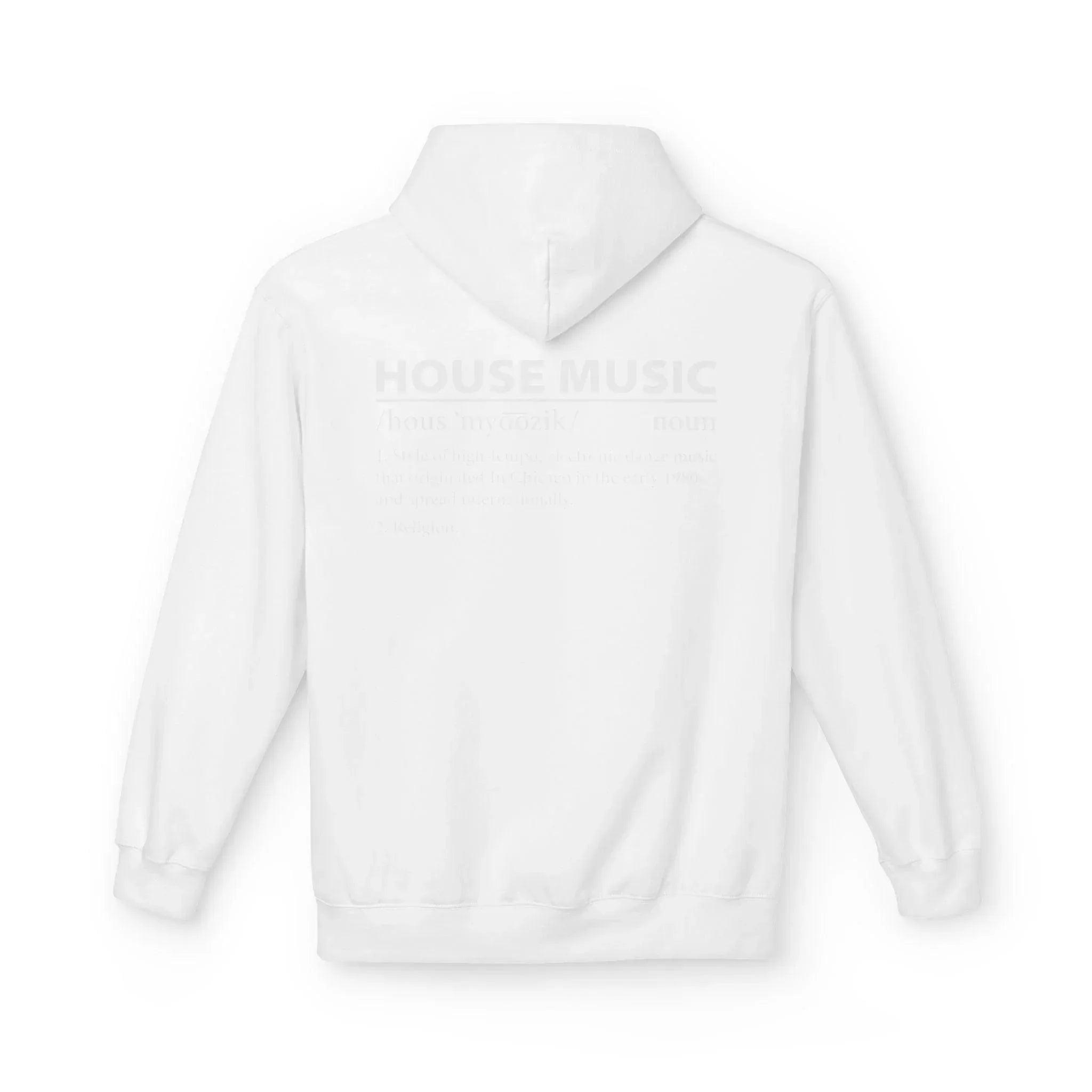 Ultimate House Music Fleece Hoodie for Comfort and Style