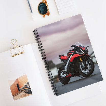 Aprilia RSV4 1100 Factory Motorcycle Spiral Notebook #004 - Throttle Designs