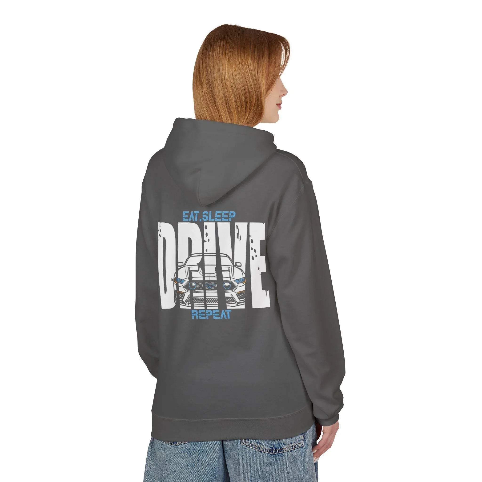 Ford Mach 1 Mustang DRIVE Fleece Hoodie - Premium Comfort & Style