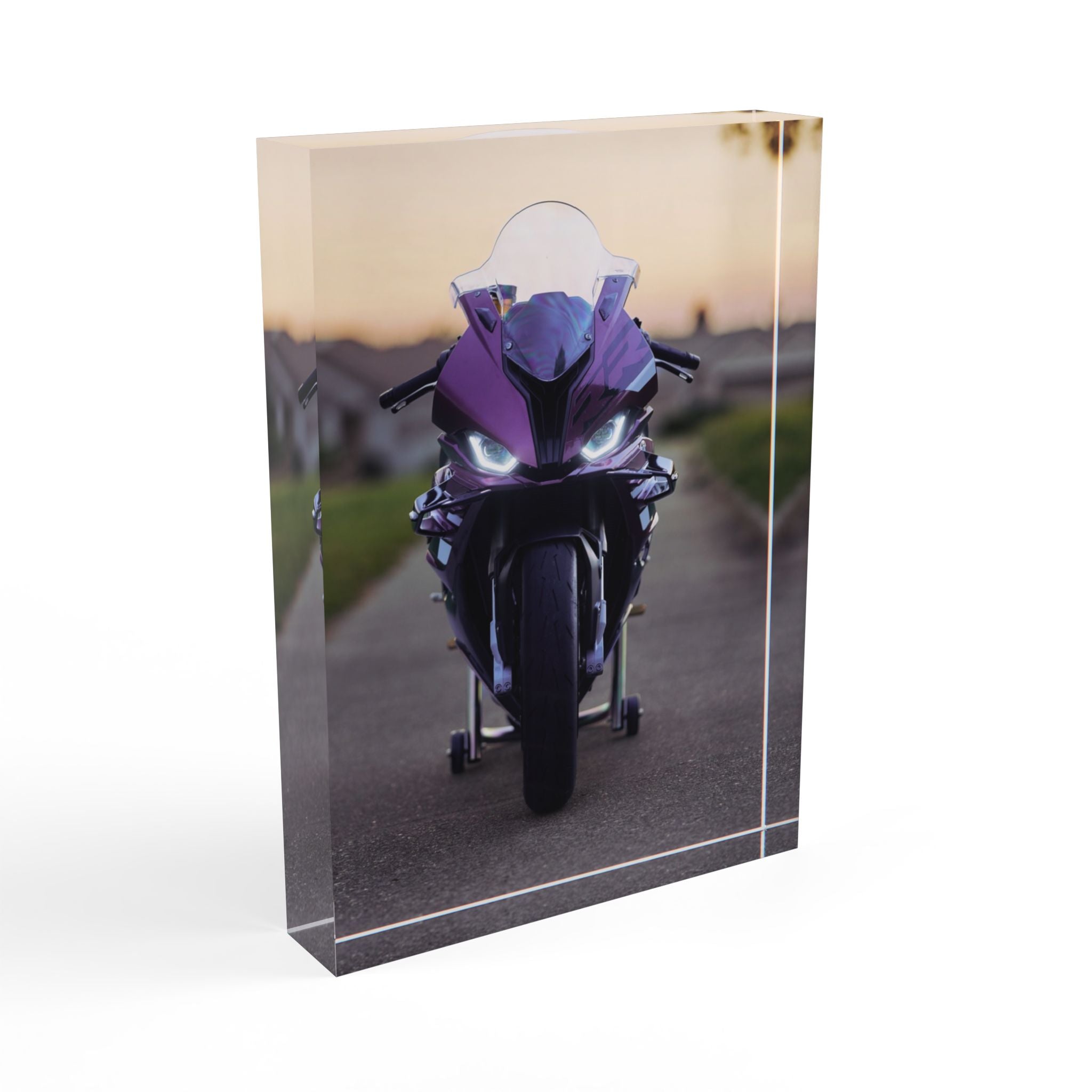 BMW S1000RR Motorcycle Acrylic Photo Block #036 - Throttle Designs