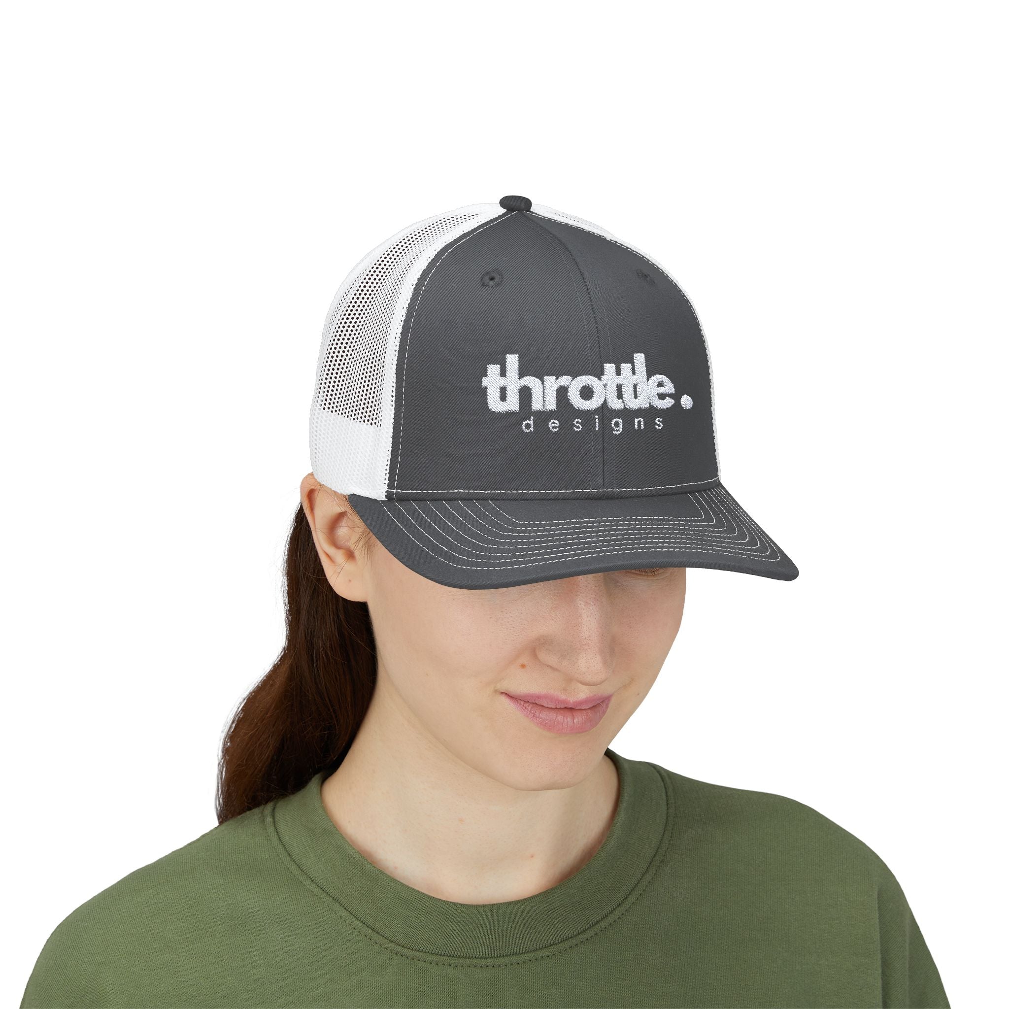 Premium Logo Snapback Cap - Throttle Designs