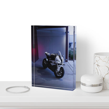 BMW S1000RR Motorcycle Acrylic Photo Block #039 - Throttle Designs