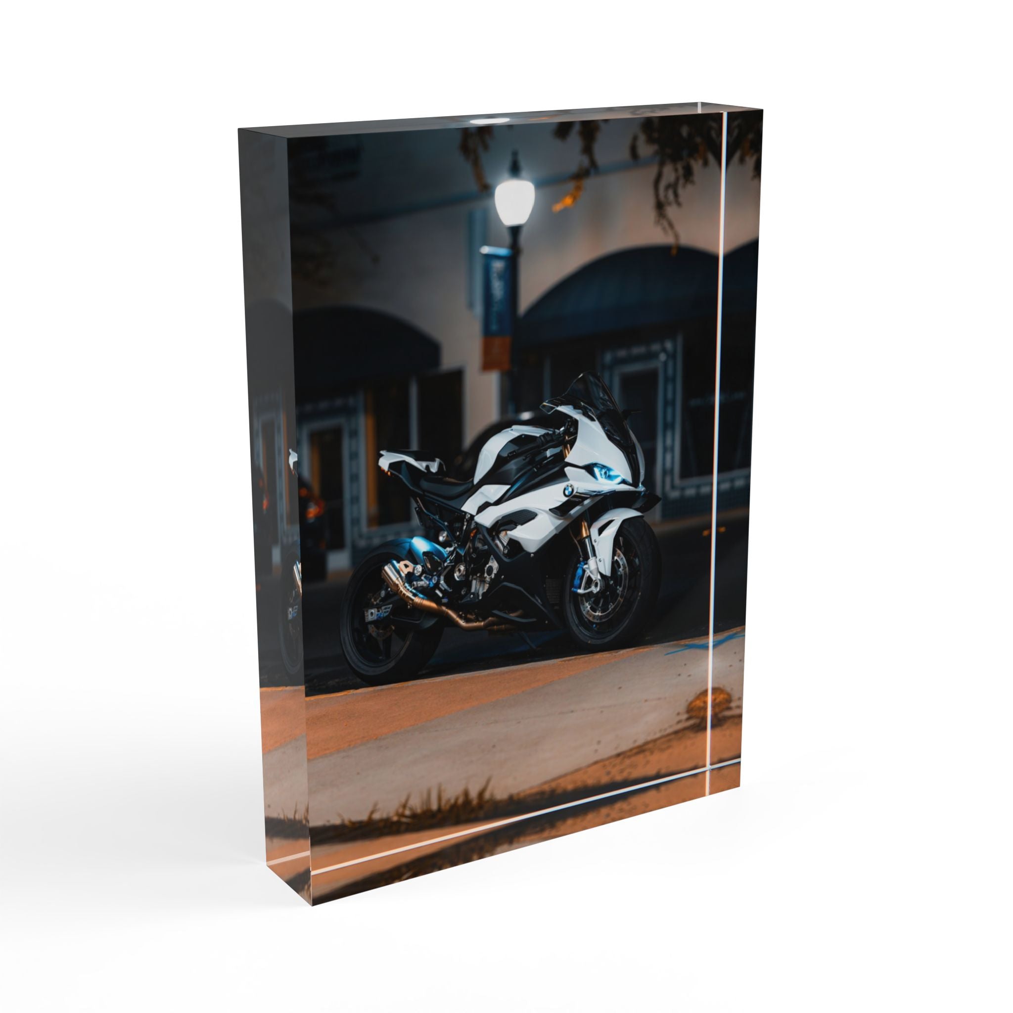 BMW S1000RR Motorcycle Acrylic Photo Block #060 - Throttle Designs