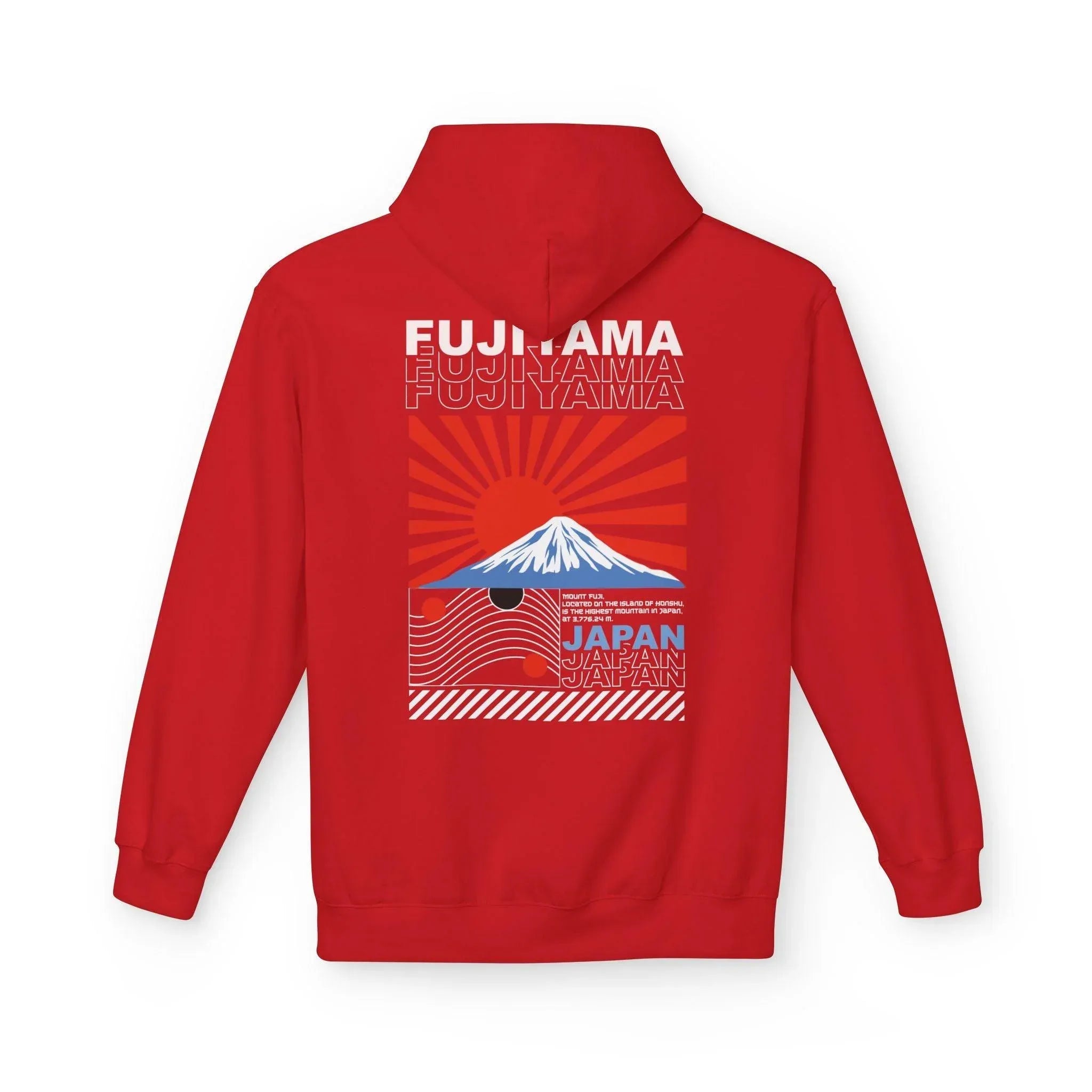 Fujiyama Japan Streetwear Cozy Fleece Hoodie - Ultimate Comfort & Style