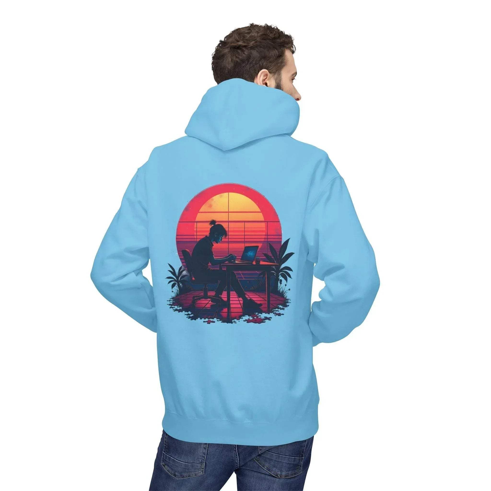Ultimate Retro Programmer Fleece Hoodie for Comfort and Style