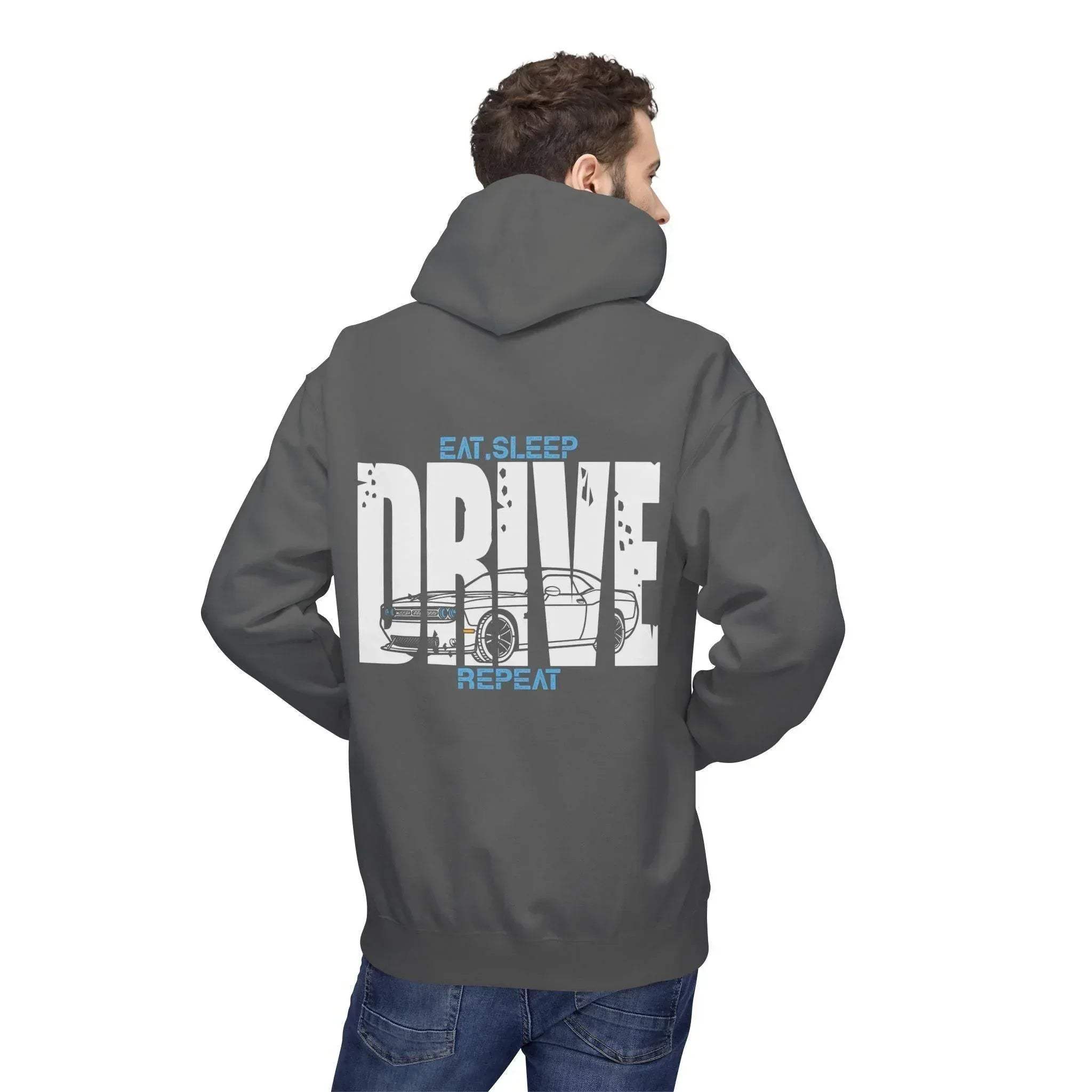 Dodge Challenger DRIVE Cozy Fleece Hoodie for Car Enthusiasts