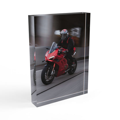 Ducati V4S Motorcycle Acrylic Photo Block #007 - Throttle Designs