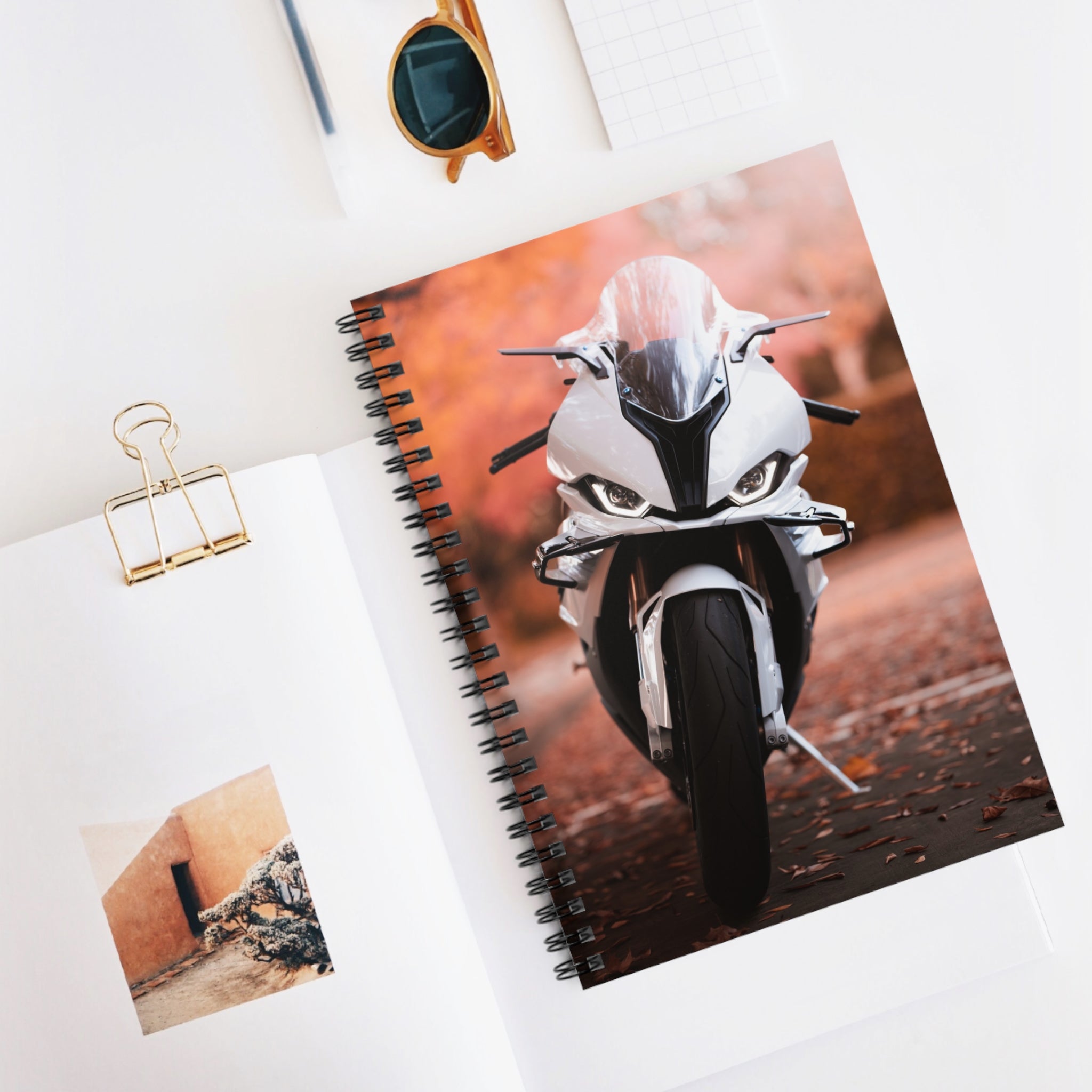 BMW S1000RR Motorcycle Spiral Notebook #024 - Throttle Designs