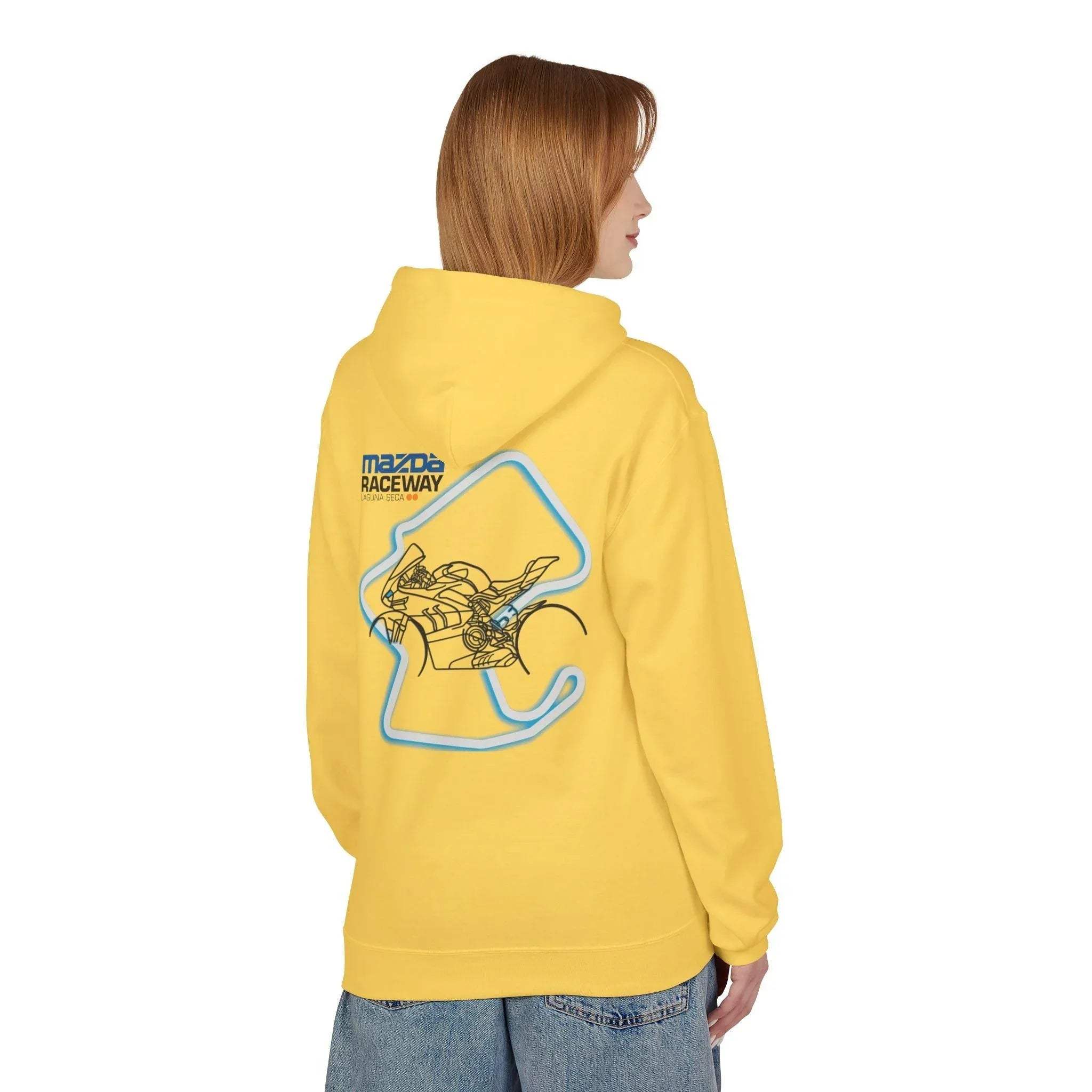 Ducati Panigale V4 SP Laguna Seca Fleece Hoodie - Stylish & Cozy