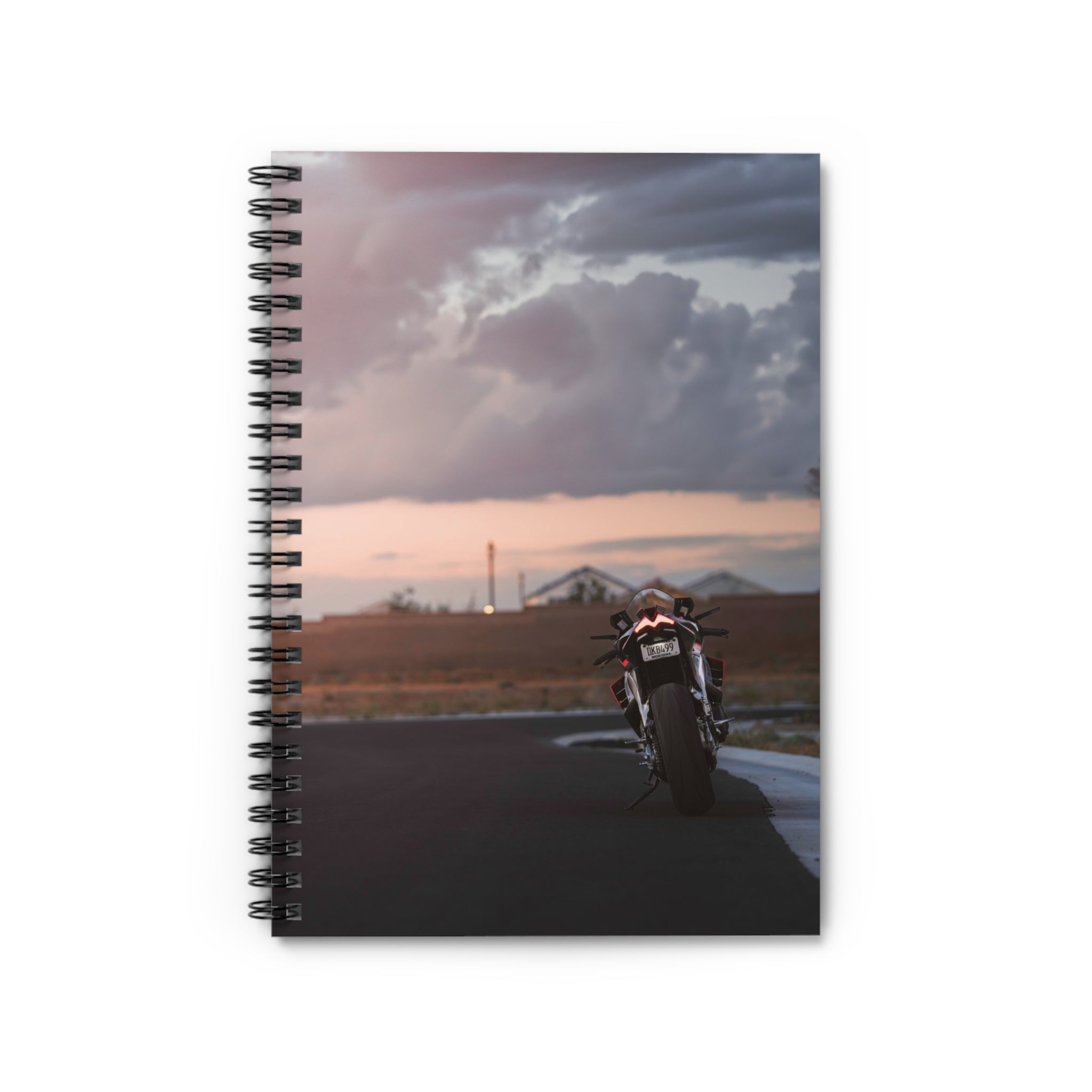 Aprilia RSV4 1100 Factory Motorcycle Spiral Notebook #008 - Throttle Designs