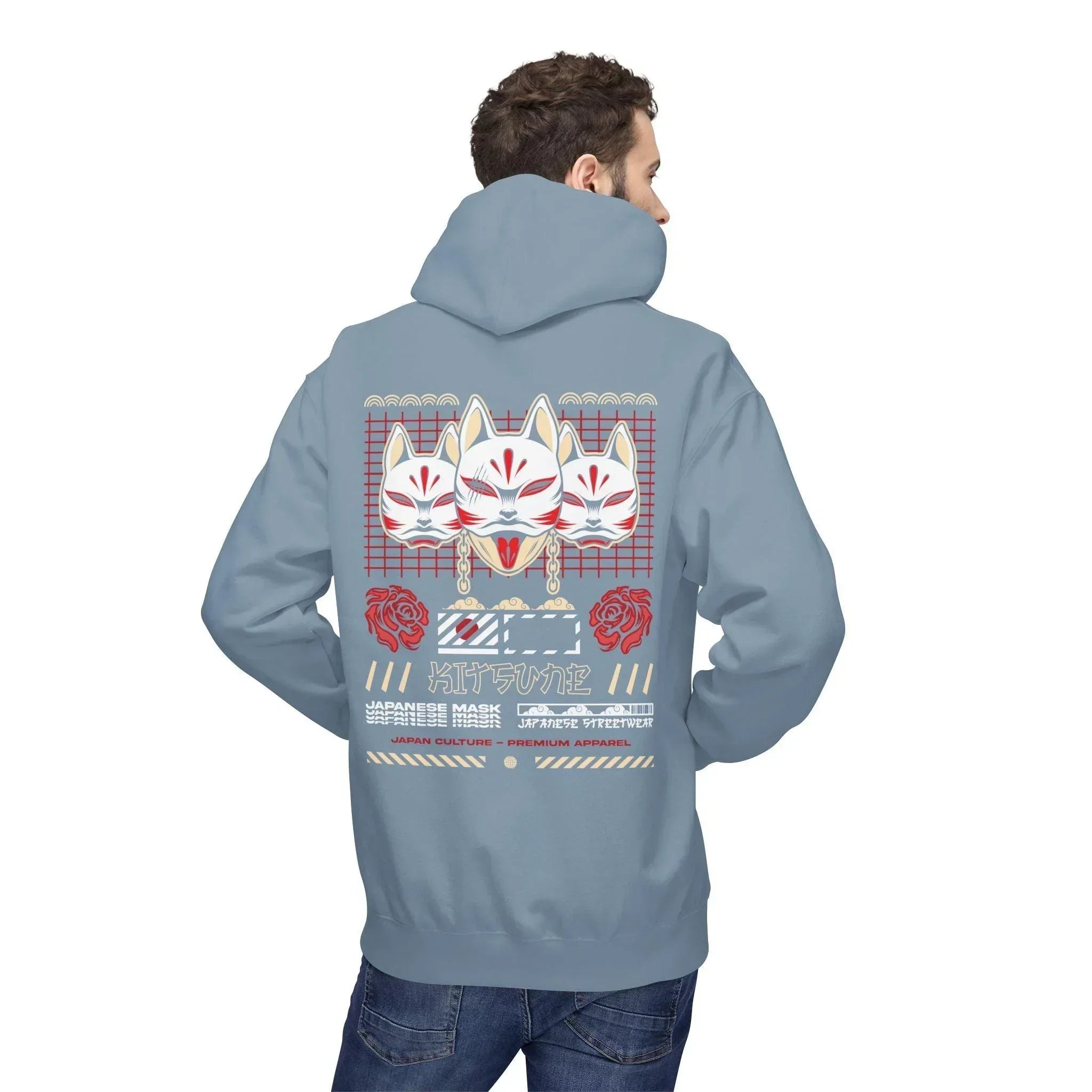 Ultimate Kitsune Japanese Streetwear Fleece Hoodie for Comfort and Style