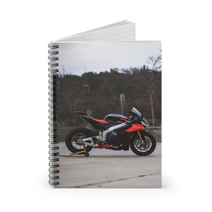 Aprilia RSV4 1100 Factory Motorcycle Spiral Notebook #012 - Throttle Designs