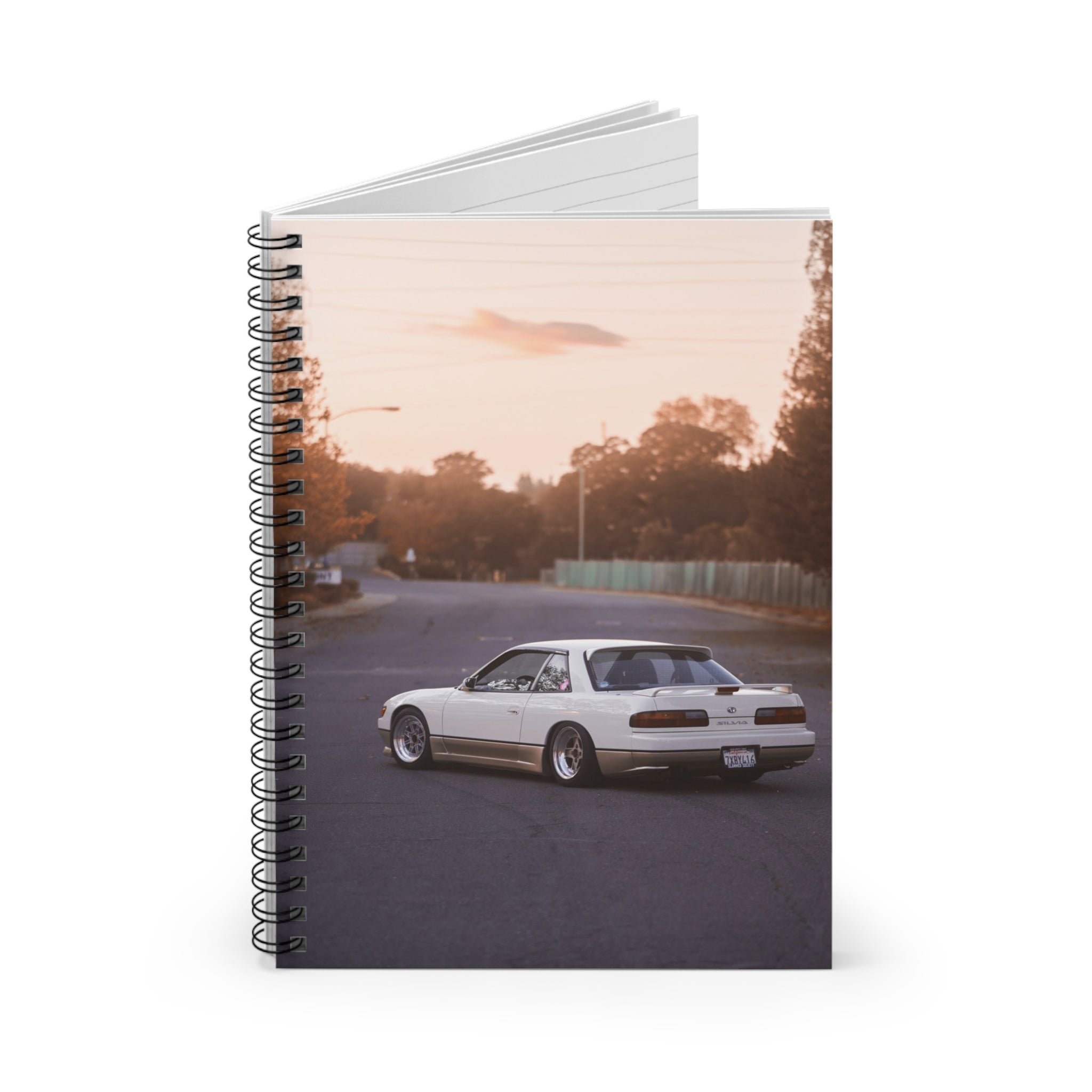 Nissan 240sx S13 Silvia Automotive Spiral Notebook #002 - Throttle Designs