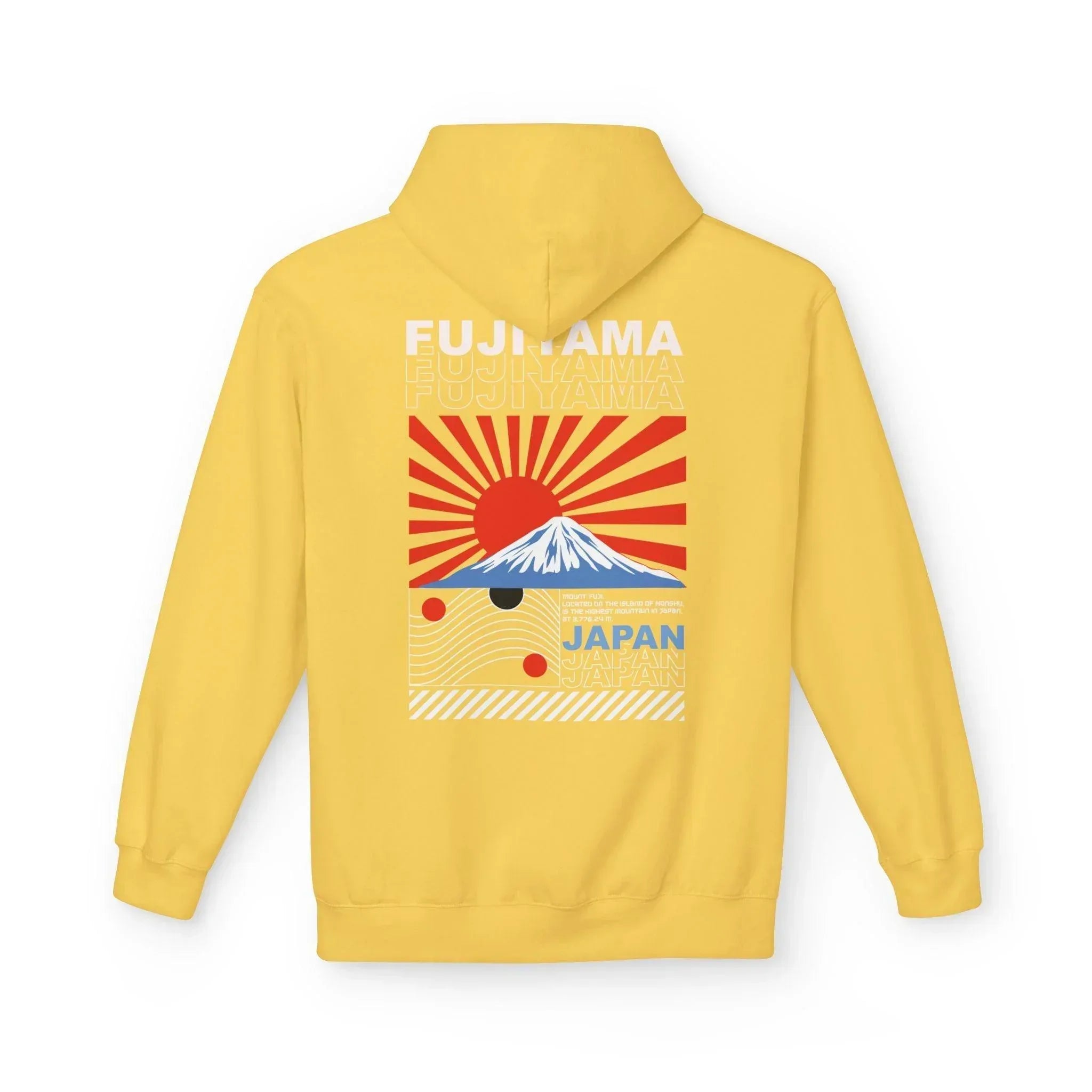 Fujiyama Japan Streetwear Cozy Fleece Hoodie - Ultimate Comfort & Style