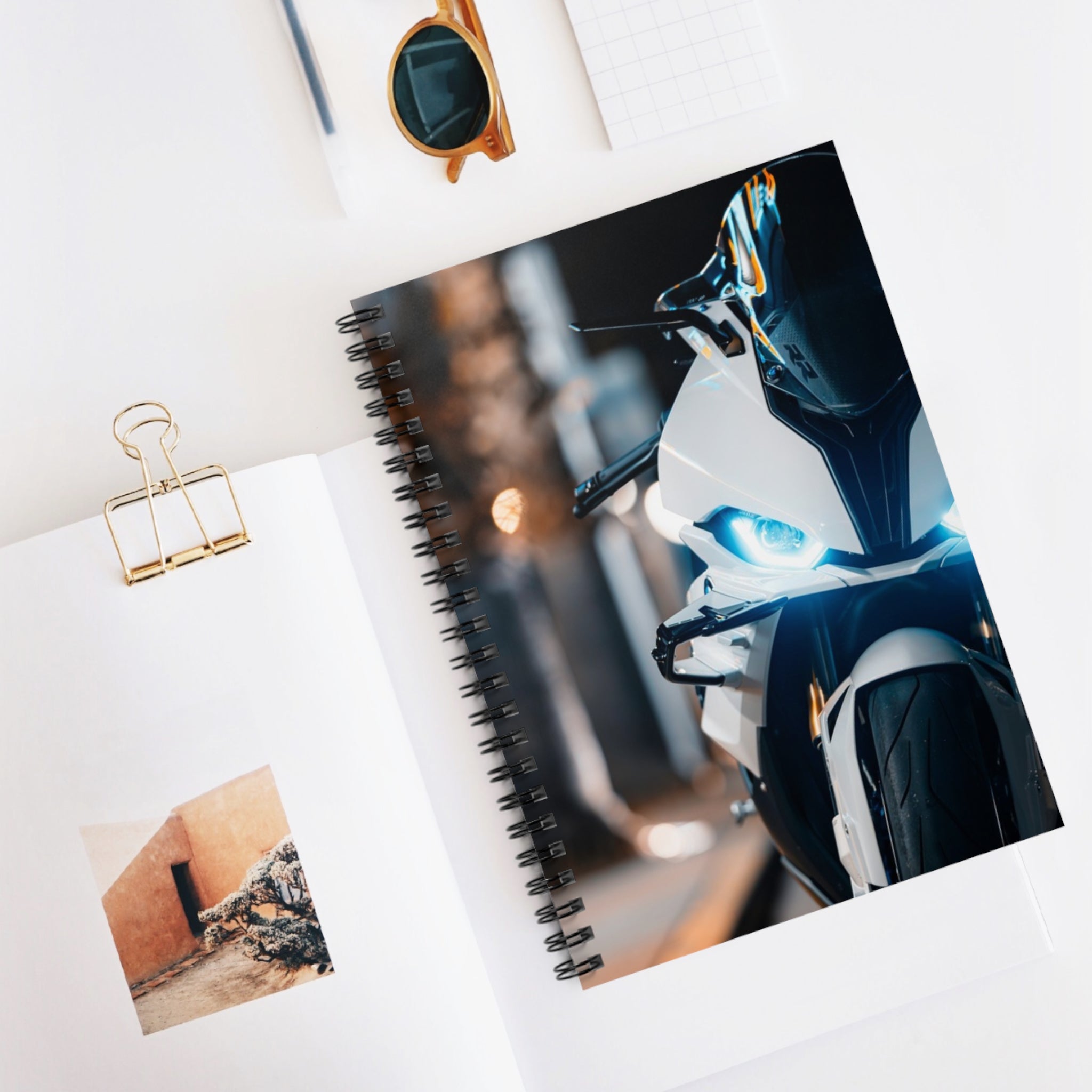 BMW S1000RR Motorcycle Spiral Notebook #095 - Throttle Designs