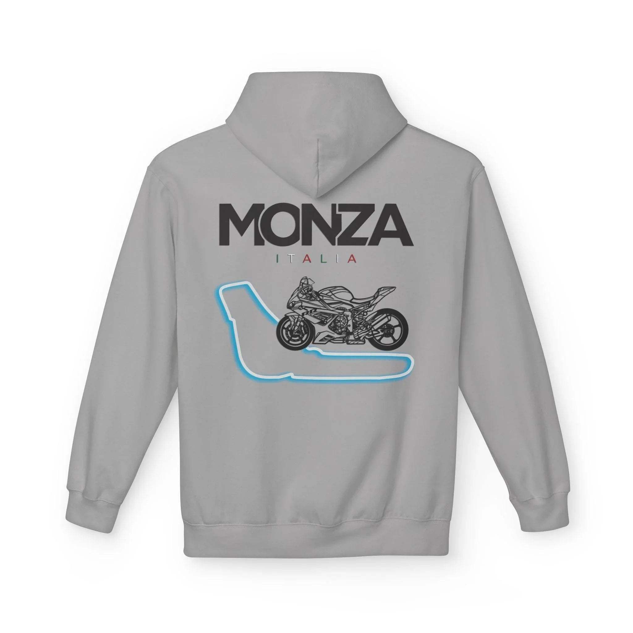 BMW Inspired S1000RR Monza Italia Race Track Fleece Hoodie for Style and Comfort