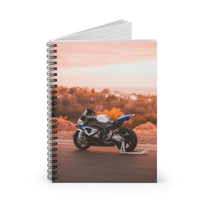 BMW S1000RR HP4 Motorcycle Spiral Notebook #005 - Throttle Designs