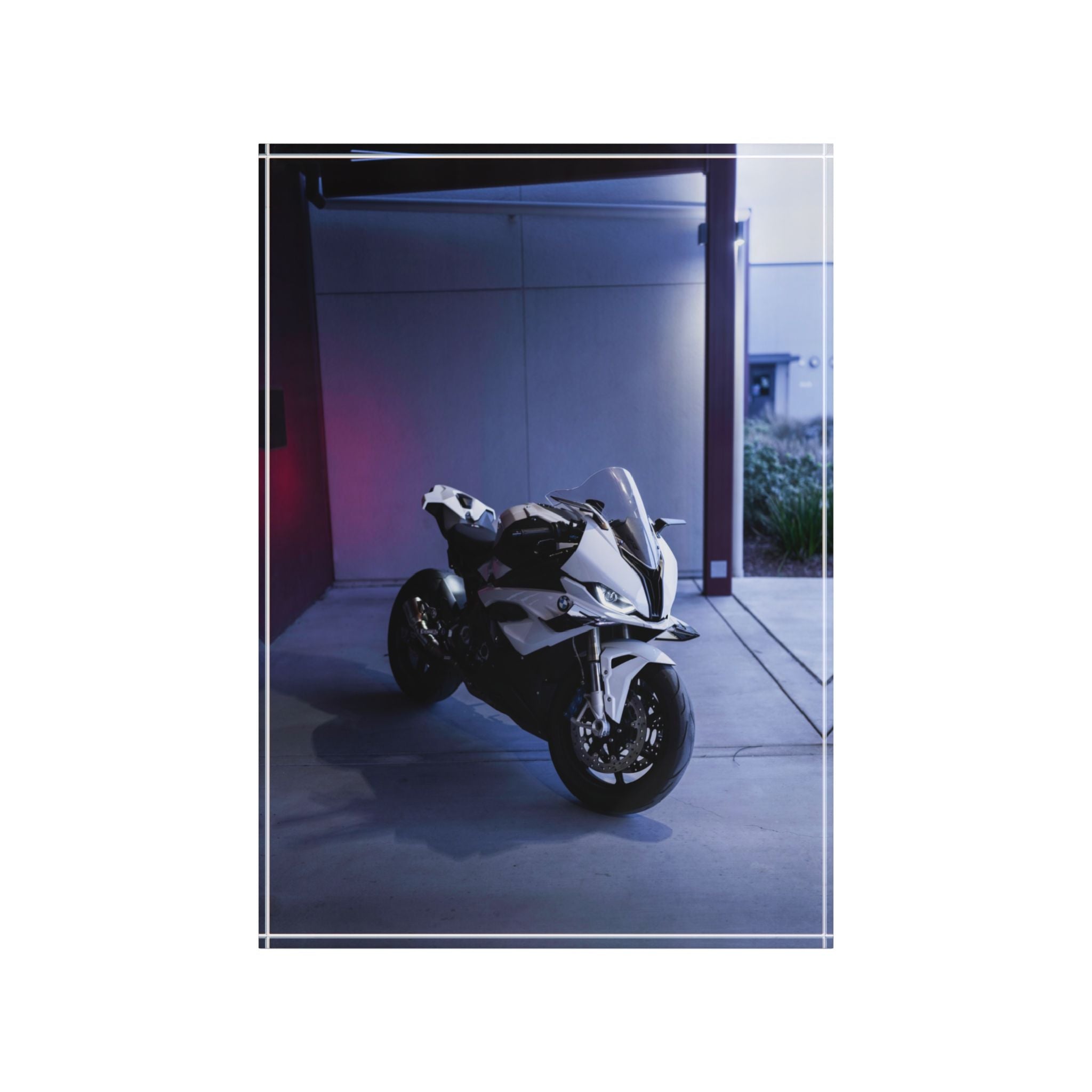 BMW S1000RR Motorcycle Acrylic Photo Block #039 - Throttle Designs