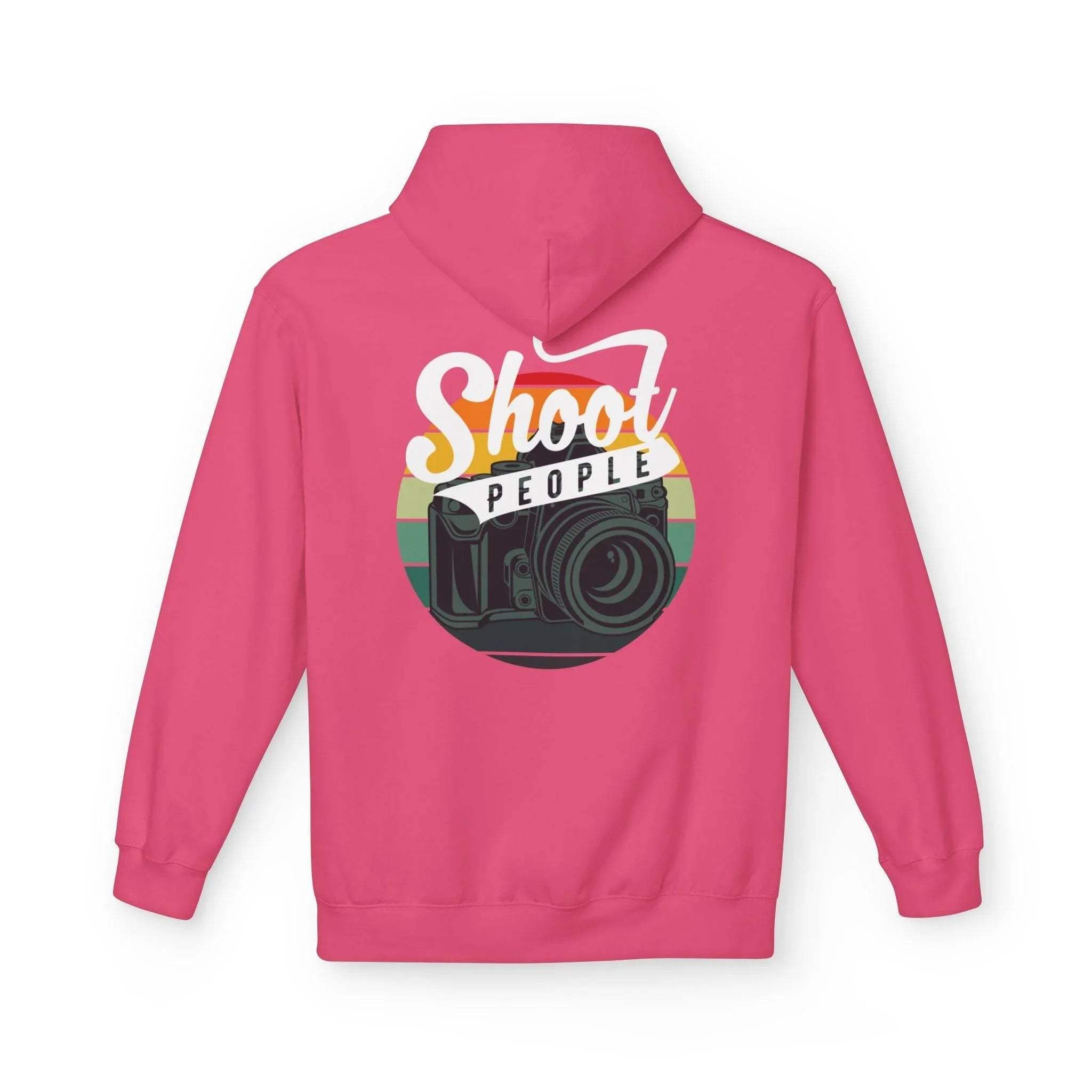 Creative Photographer's "Shoot People" Fleece Hoodie for Ultimate Comfort and Style