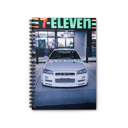 Nissan GTR R34 Automotive Spiral Notebook #003 - Throttle Designs