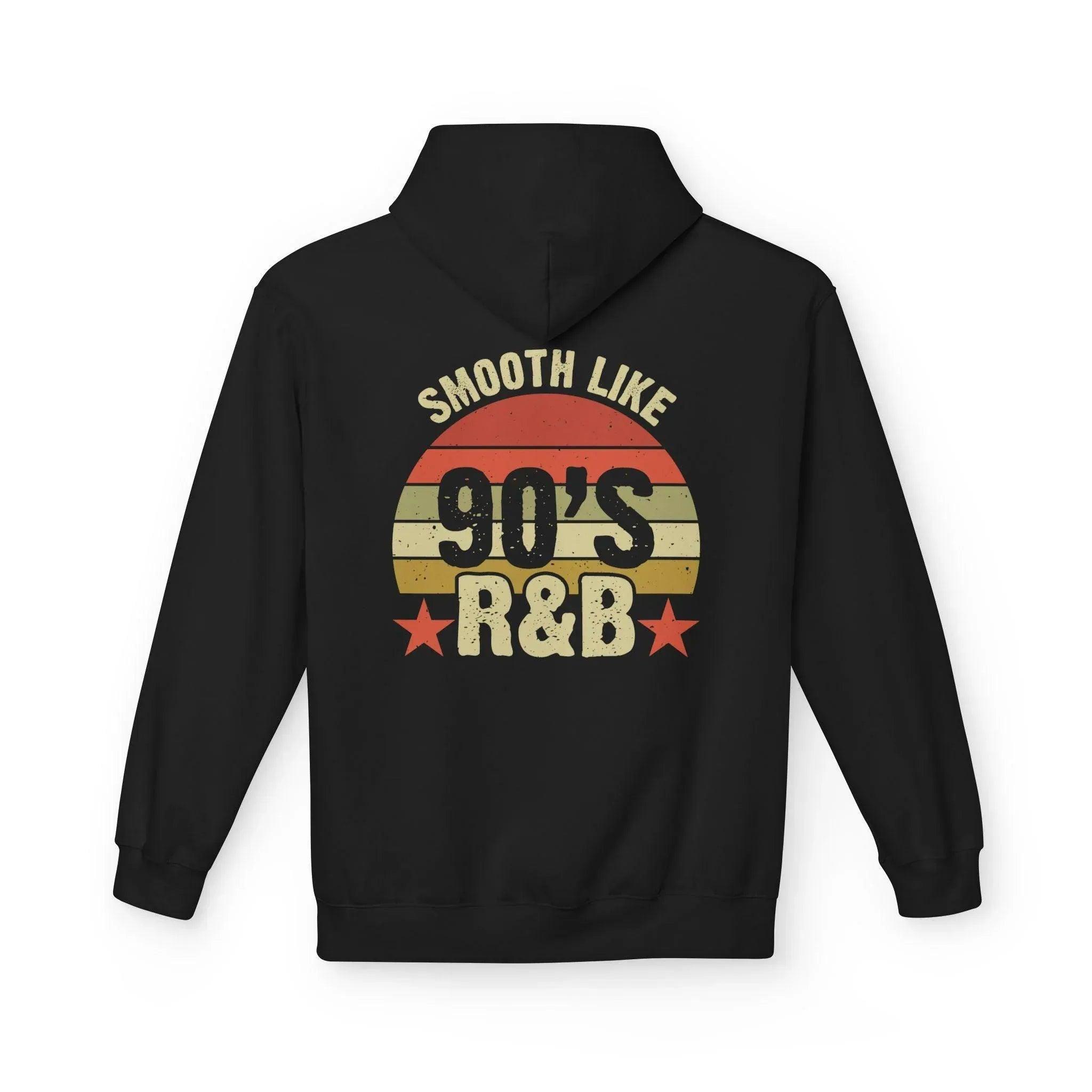Retro Vibes Fleece Hoodie - Embrace the Comfort of 90's R&B Style