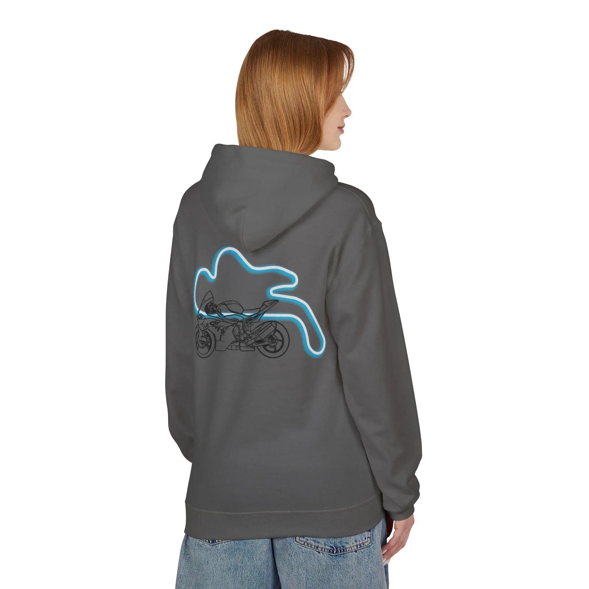 BMW Inspired M1000RR Fleece Hoodie Comfort and Style for Motorsport Enthusiasts
