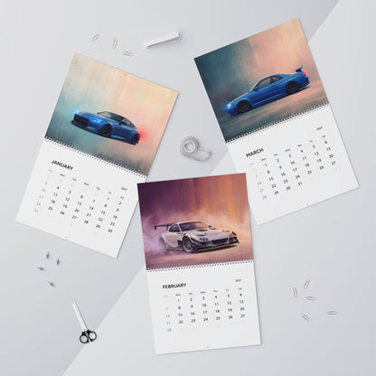 2027 JDM Cars Artwork Calendar | Japanese Tuner Car Wall Calendar