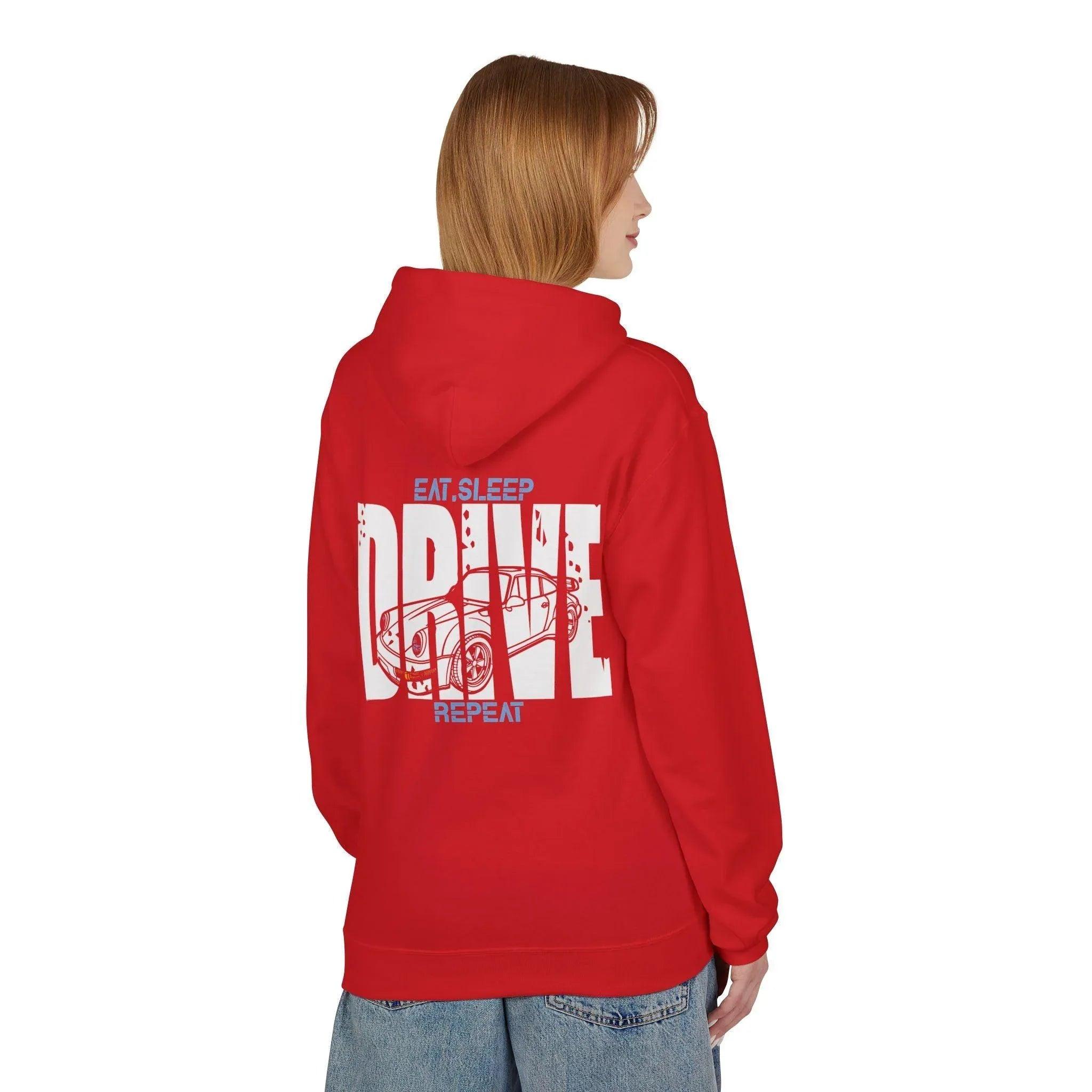 Classic Porsche 911 DRIVE Fleece Hoodie for Ultimate Comfort