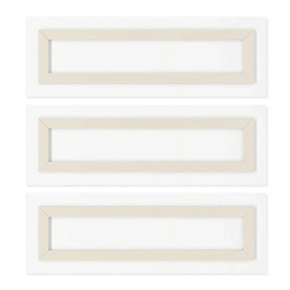Three-piece white-framed Toyota Supra MK4 canvas wall art set designed as horizontal acrylic canvas art panels.