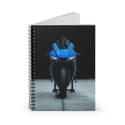 Yamaha R1 Motorcycle Spiral Notebook #001 - Throttle Designs