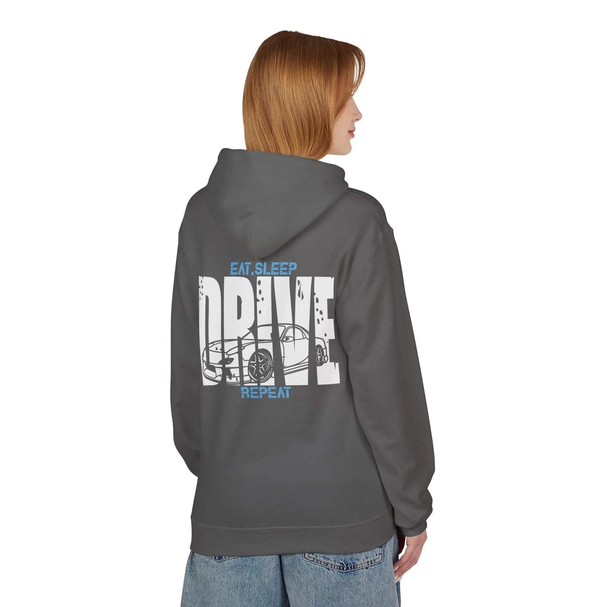 Mazda FD RX7 DRIVE Fleece Hoodie - Comfort Meets Style for Car Lovers