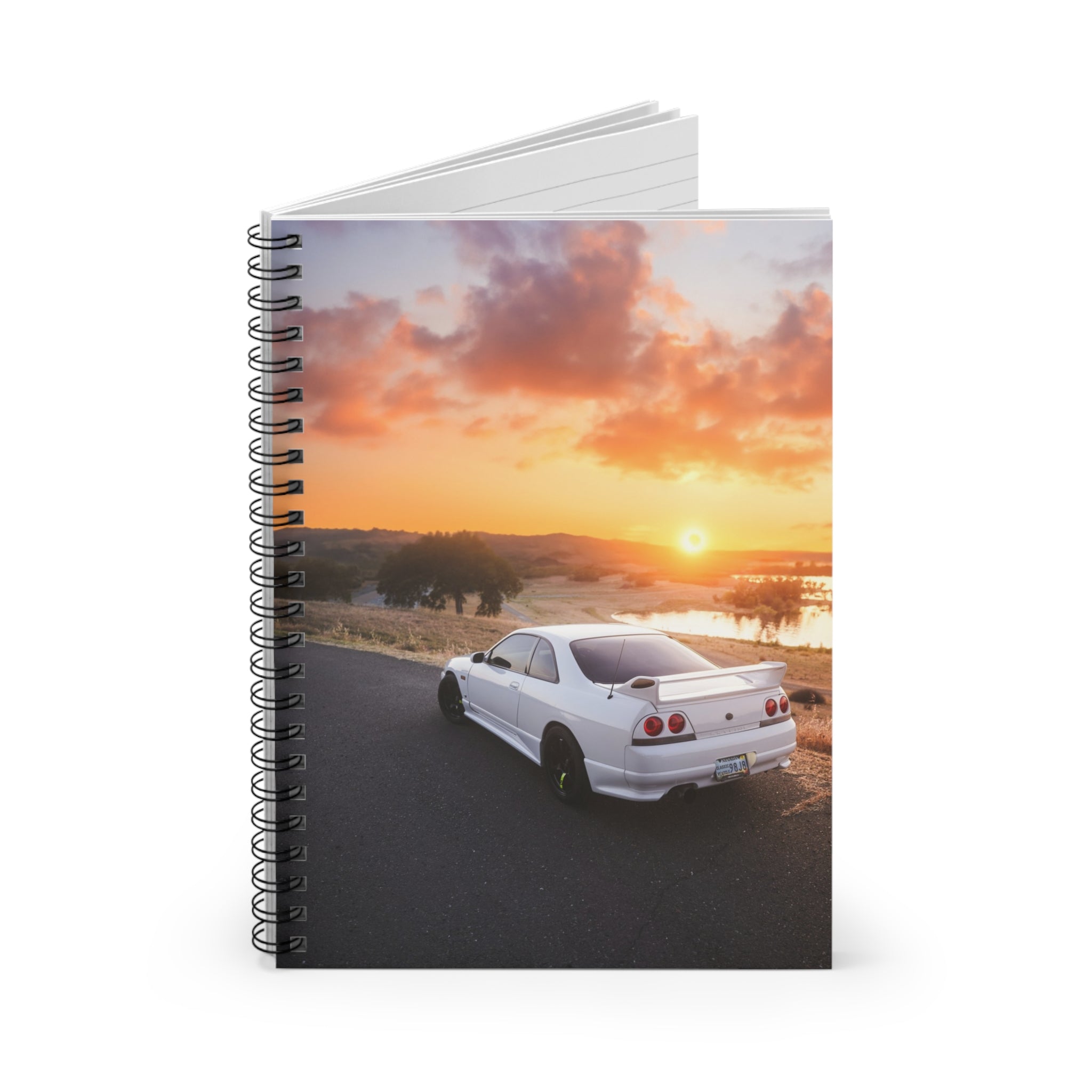 Nissan Skyline R33 GTS-T Automotive Spiral Notebook #003 - Throttle Designs