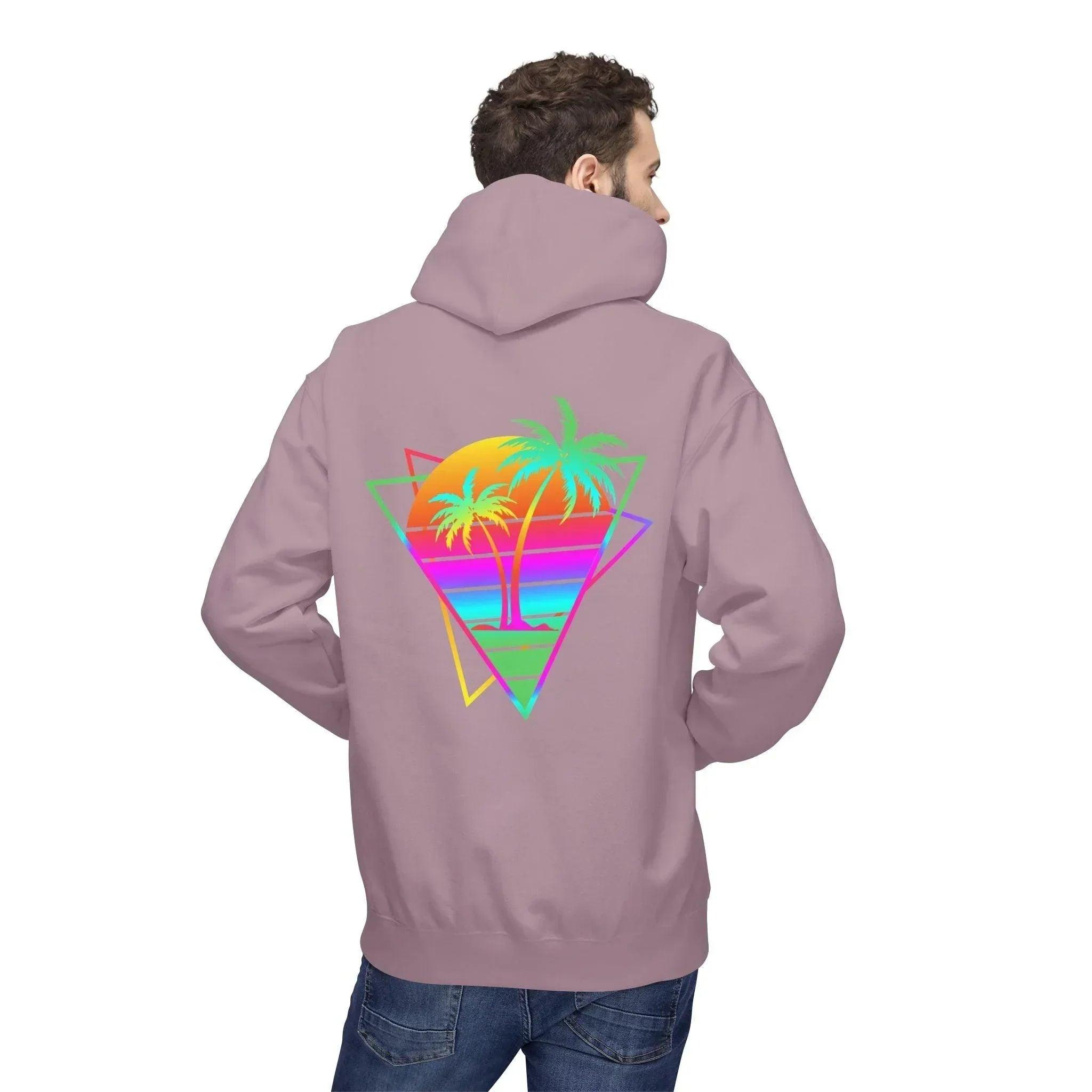 Vaporwave Vintage Fleece Hoodie for Ultimate Comfort and Style