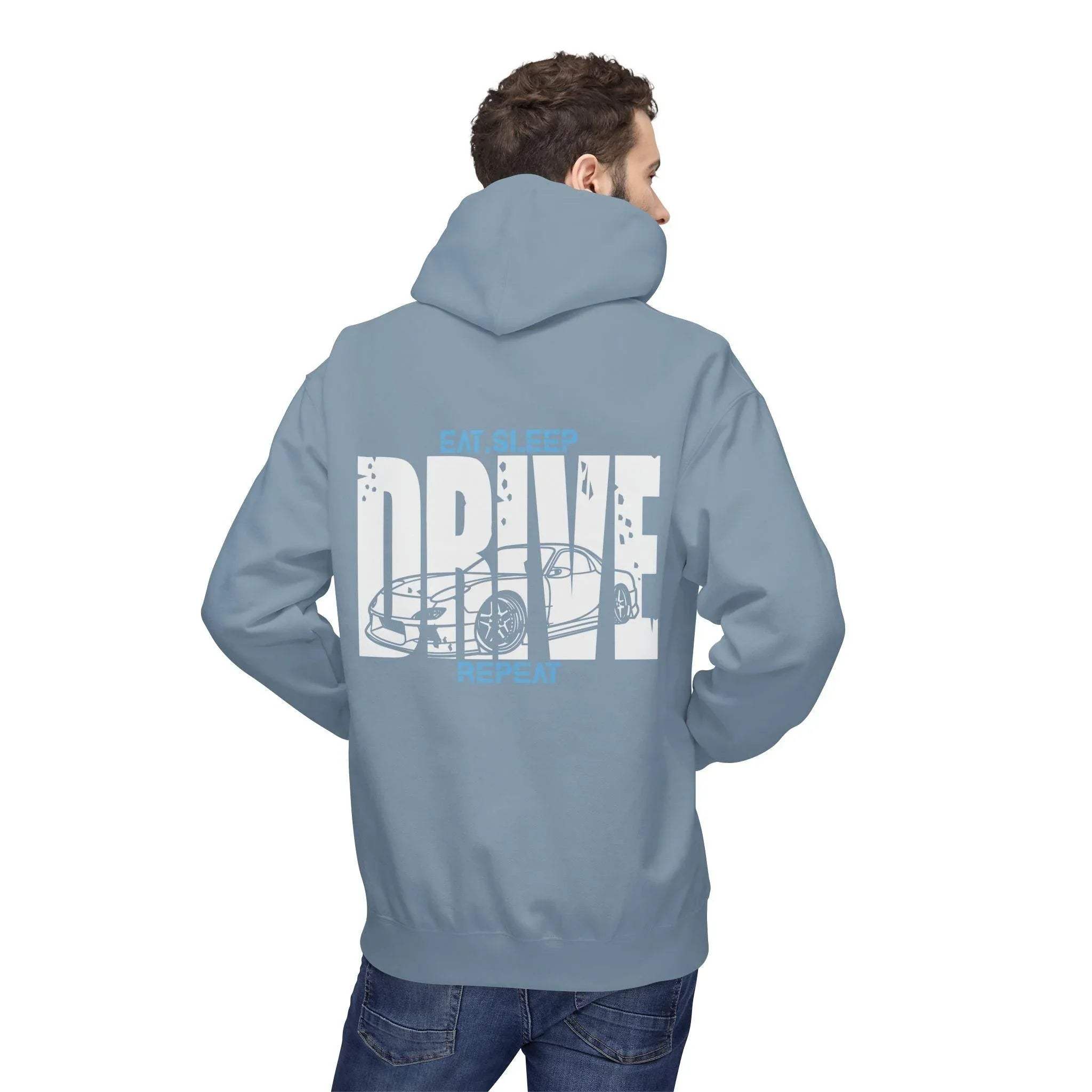 Mazda FD RX7 DRIVE Fleece Hoodie - Comfort Meets Style for Car Lovers