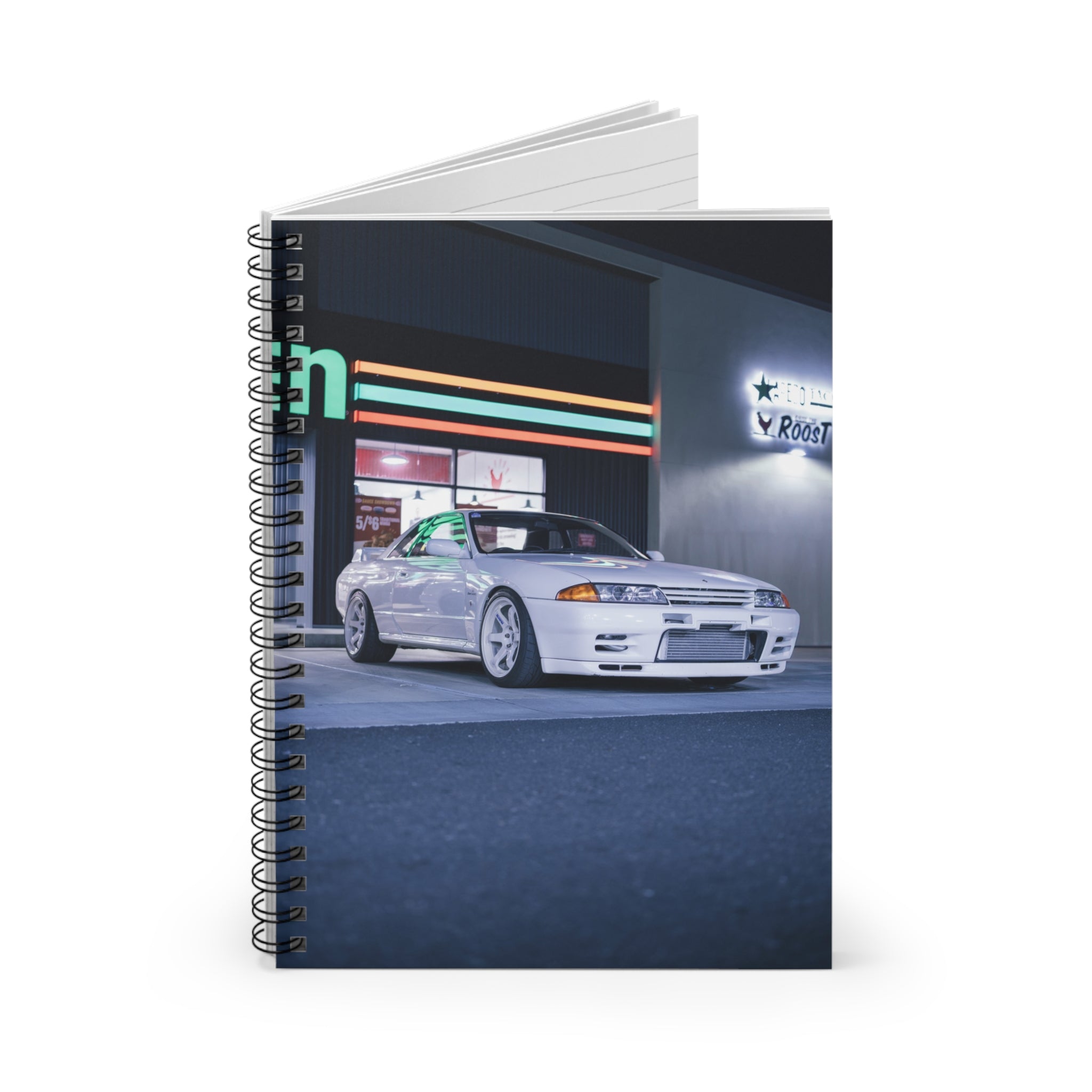 Nissan GTR R32 Automotive Spiral Notebook #002 - Throttle Designs