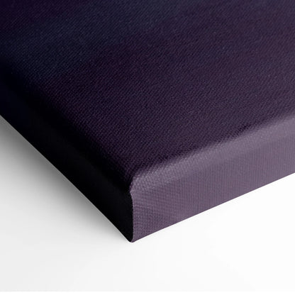Deep purple porsche carrera gt inspired canvas art with textured woven surface and slightly raised edges premium decor