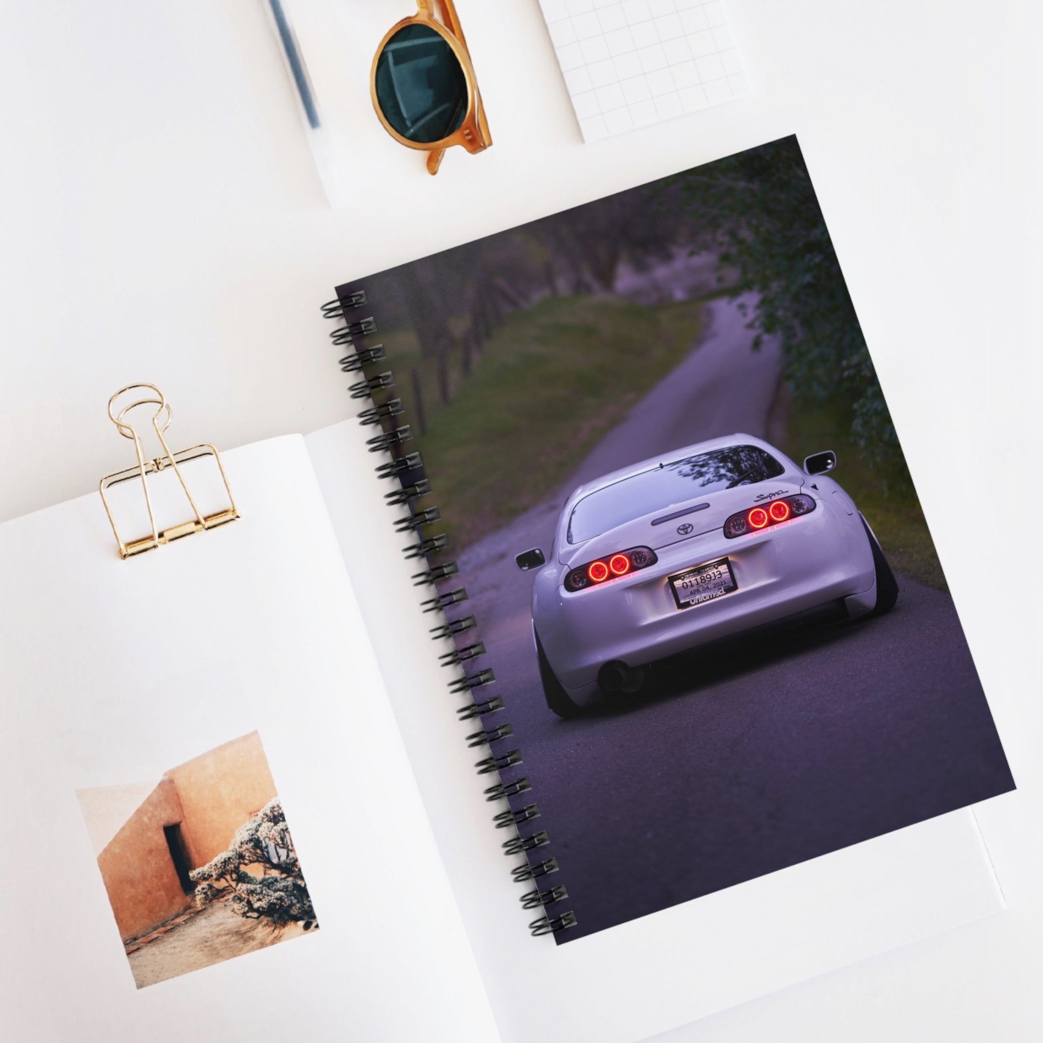 Toyota Supra Mk4 Automotive Spiral Notebook #009 - Throttle Designs