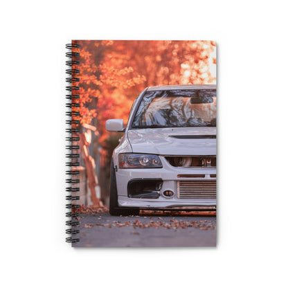 Mitsubishi Evo 8 Automotive Spiral Notebook #033 - Throttle Designs