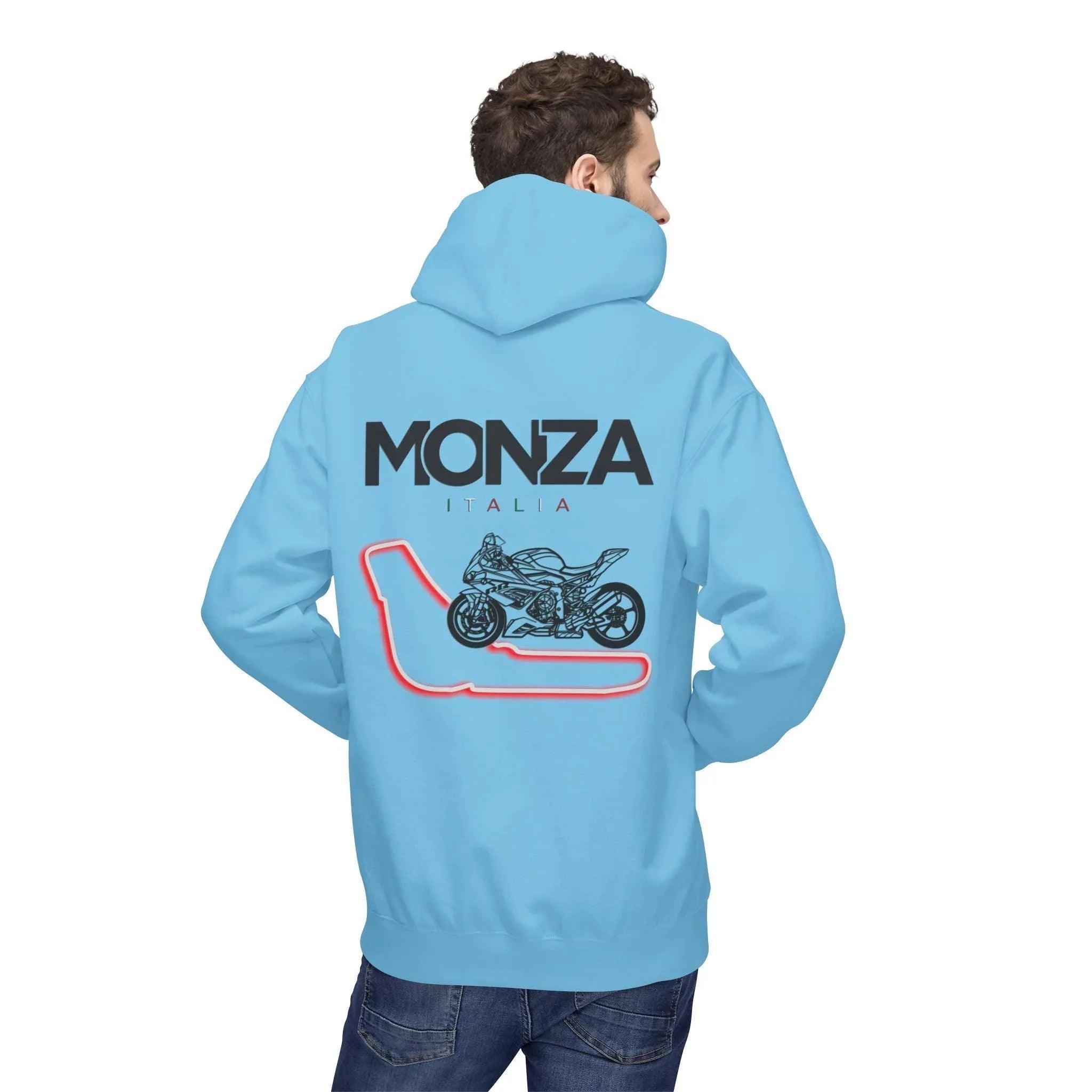 BMW Inspired S1000RR Monza Italia Fleece Hoodie Red Edition for Riders