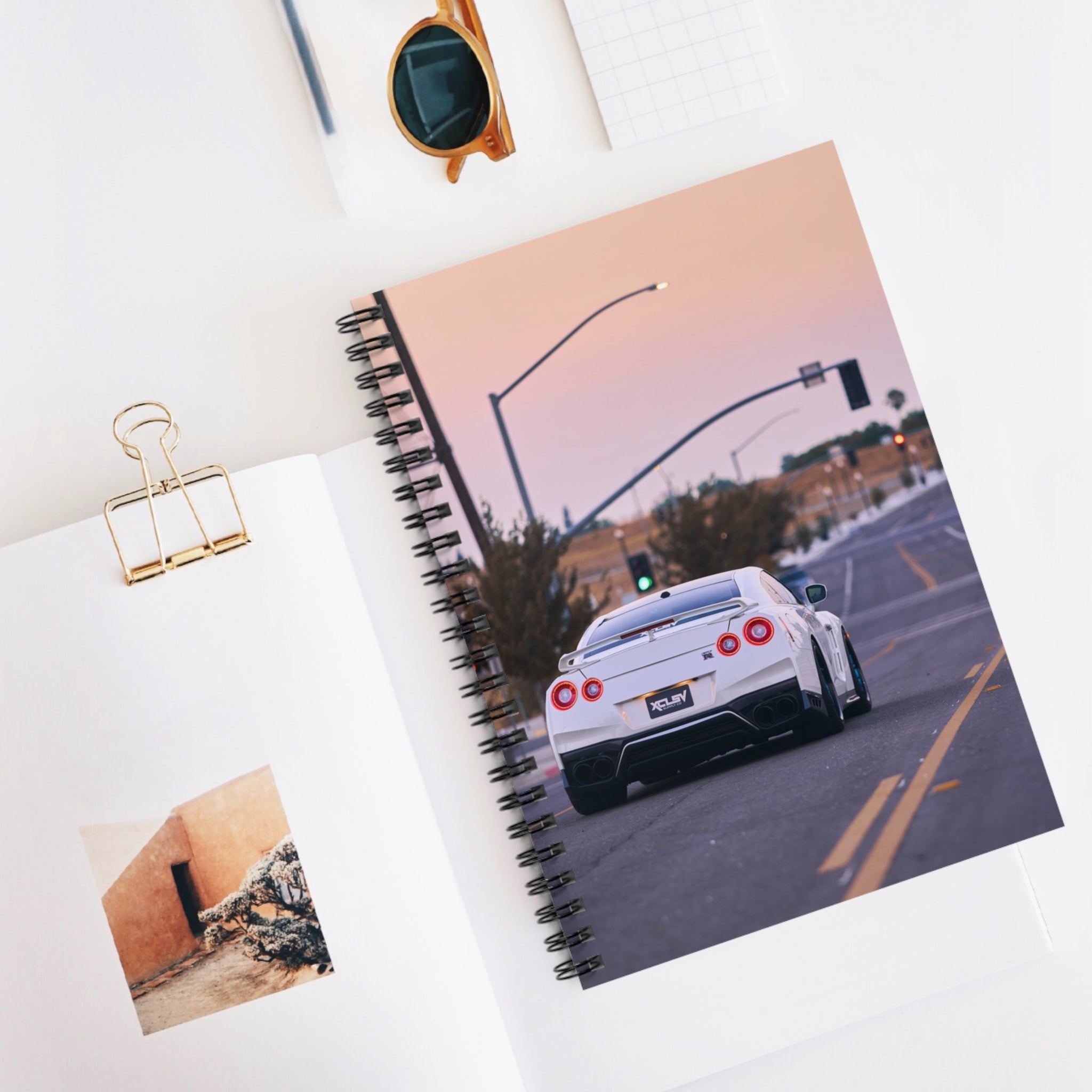 Nissan GTR R35 Automotive Spiral Notebook #010 - Throttle Designs