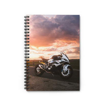 BMW S1000RR Motorcycle Spiral Notebook #072 - Throttle Designs