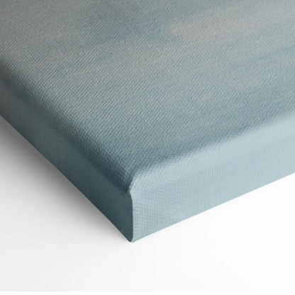 Teal lotus exige inspired canvas art with textured woven surface and slightly raised edges for luxury wall decor