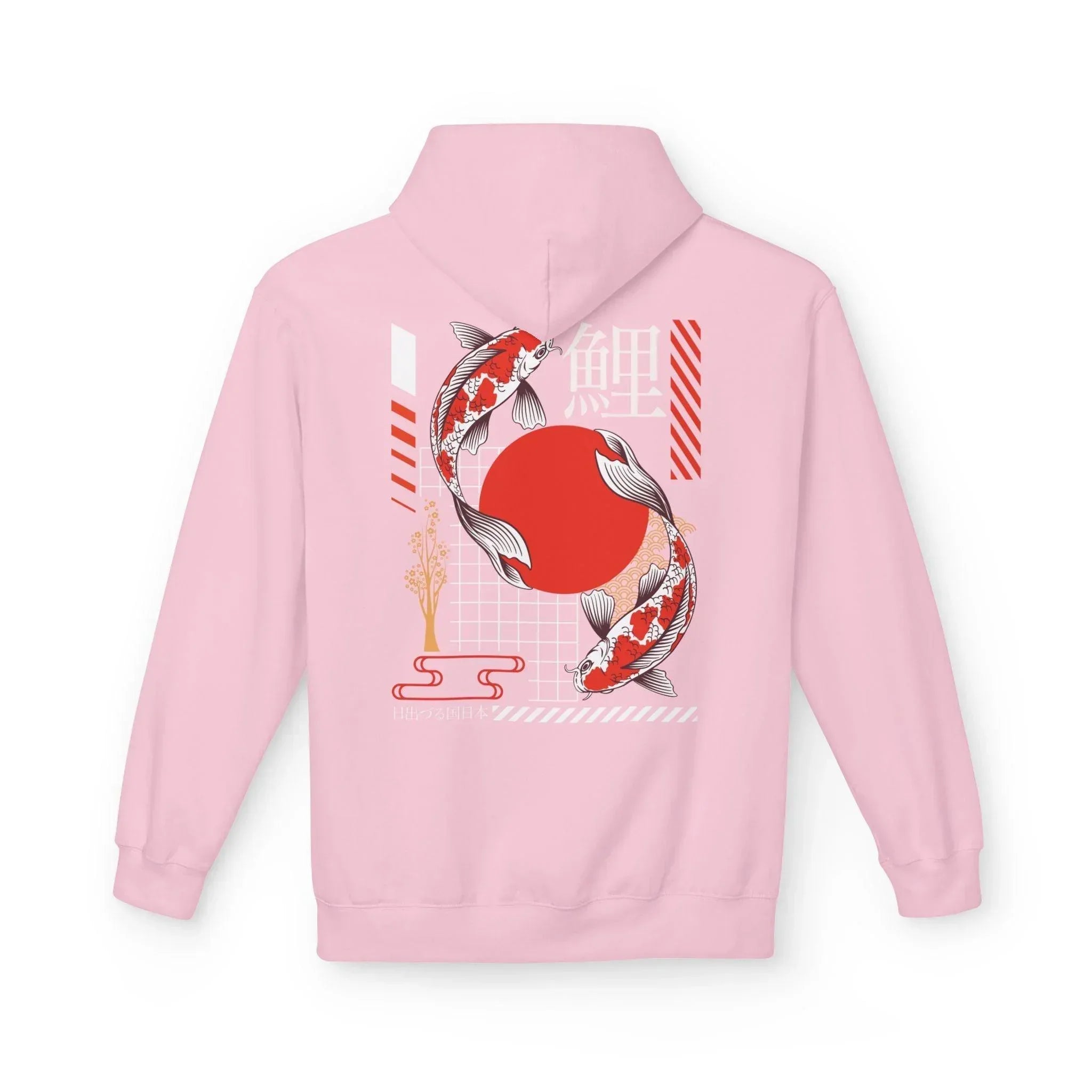 Koi Fish Streetwear Fleece Hoodie - Ultimate Comfort Meets Stylish Design