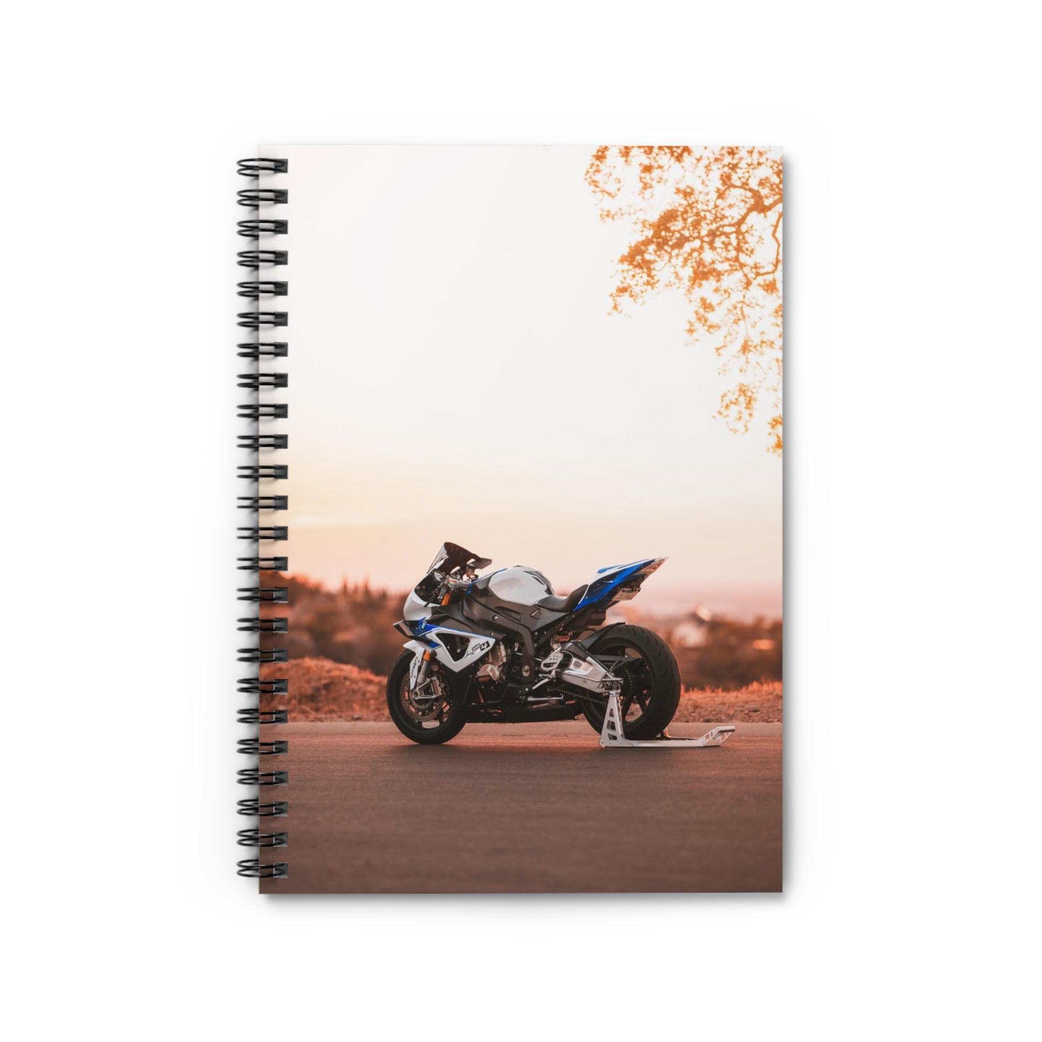 BMW S1000RR HP4 Motorcycle Spiral Notebook #006 - Throttle Designs