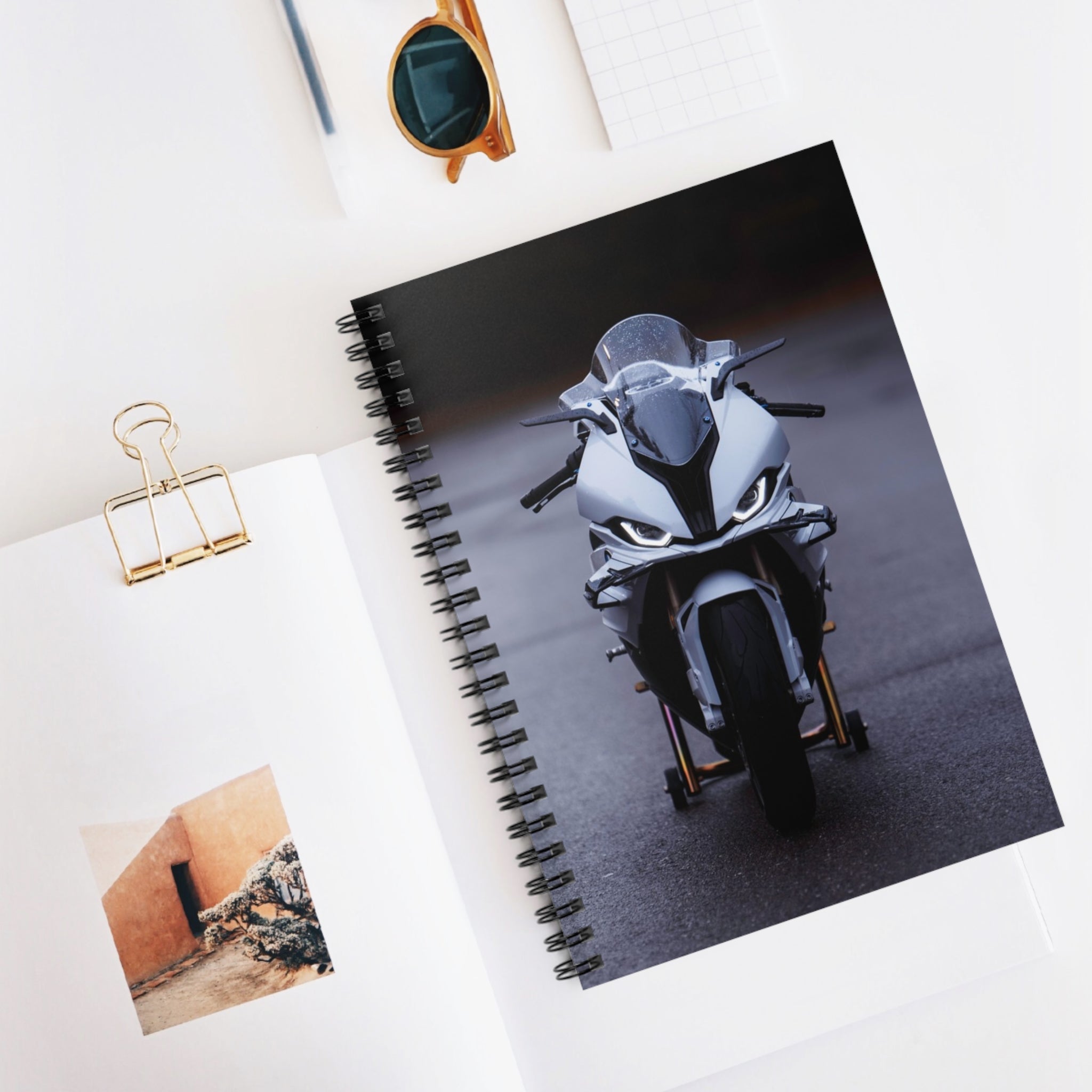 BMW S1000RR Motorcycle Spiral Notebook #056 - Throttle Designs