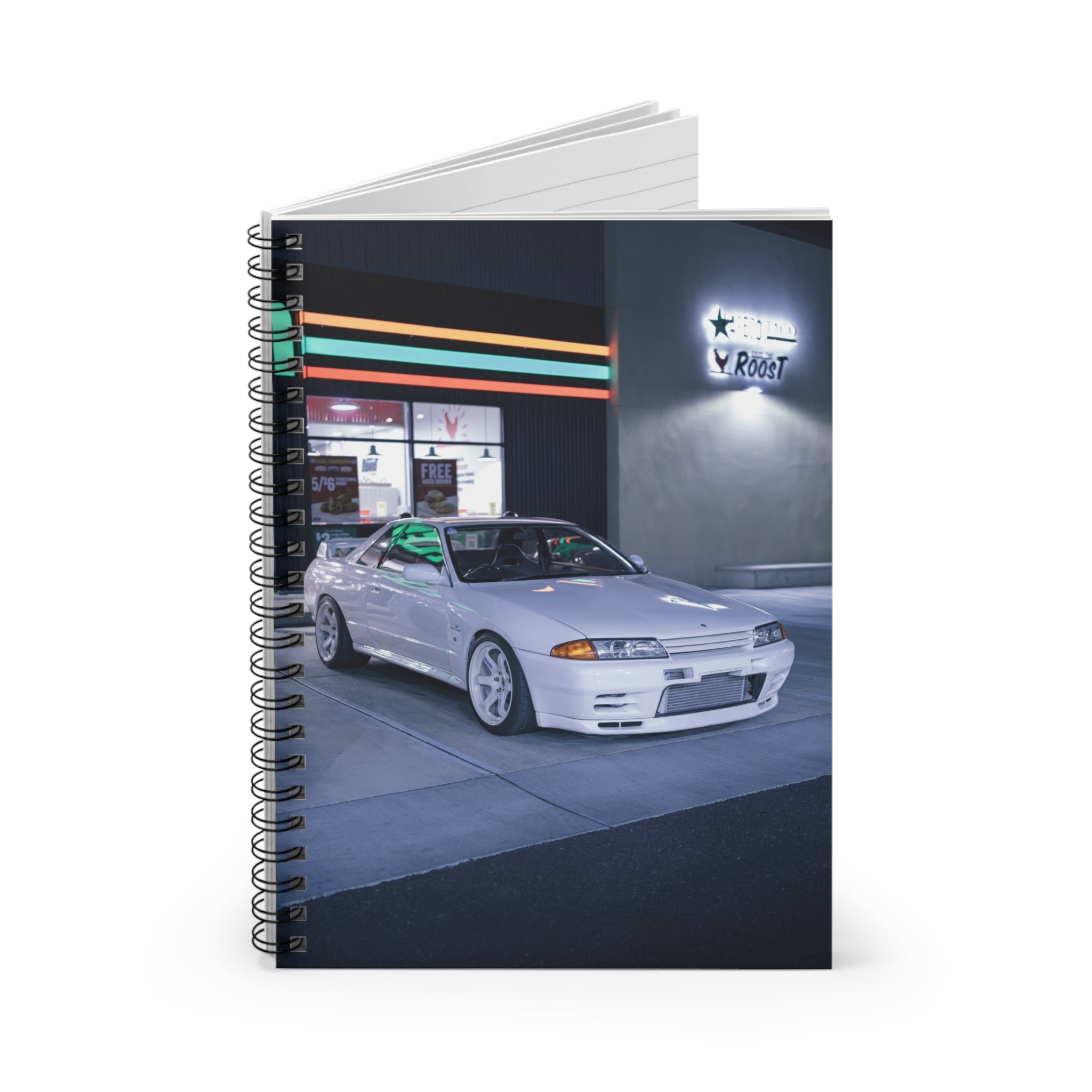 Nissan GTR R32 Automotive Spiral Notebook #001 - Throttle Designs