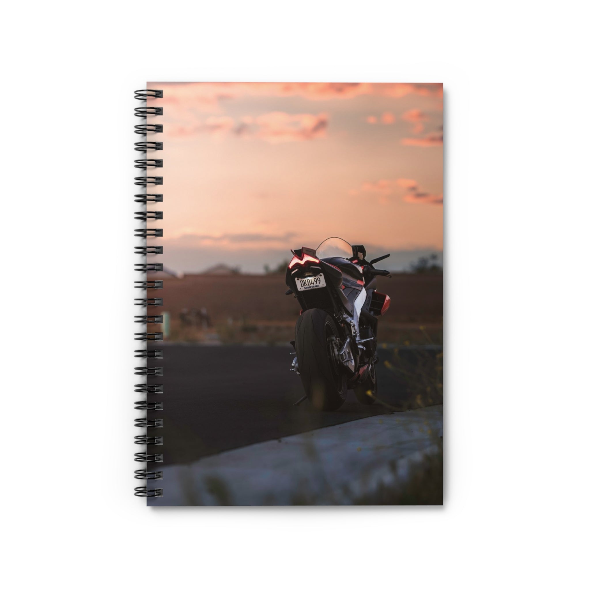 Aprilia RSV4 1100 Factory Motorcycle Spiral Notebook #007 - Throttle Designs