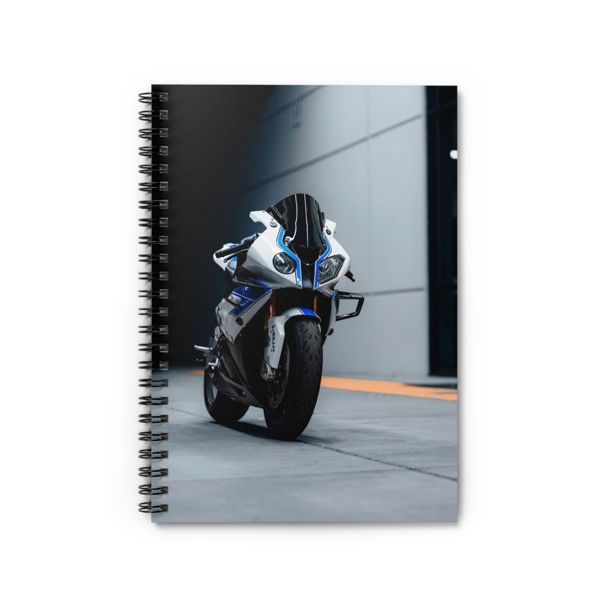 BMW S1000RR HP4 Motorcycle Spiral Notebook #001 - Throttle Designs