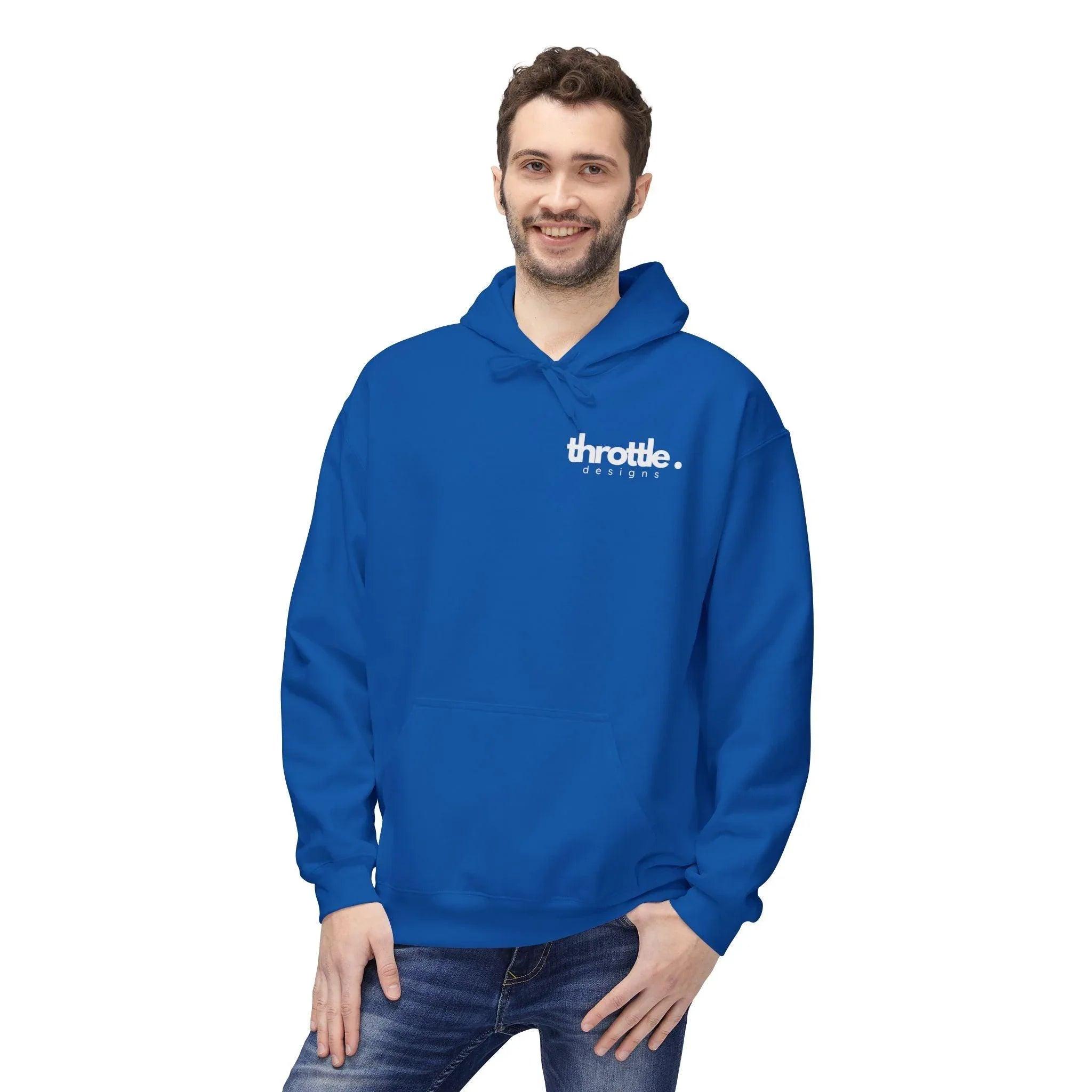 Classic Porsche 356 DRIVE Fleece Hoodie for Car Enthusiasts